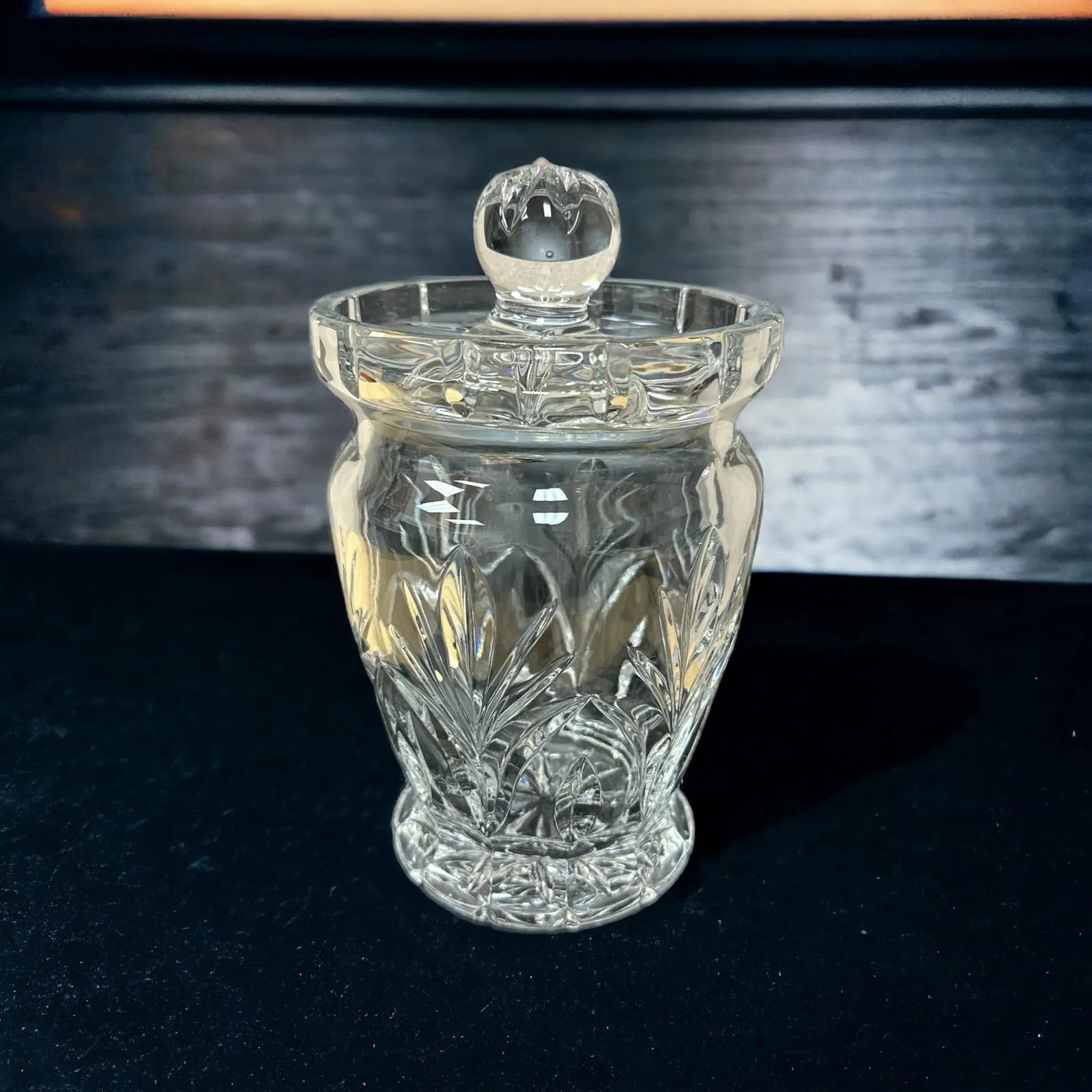Canterbury Marquis Waterford Crystal Glass Biscuit Jar - 4