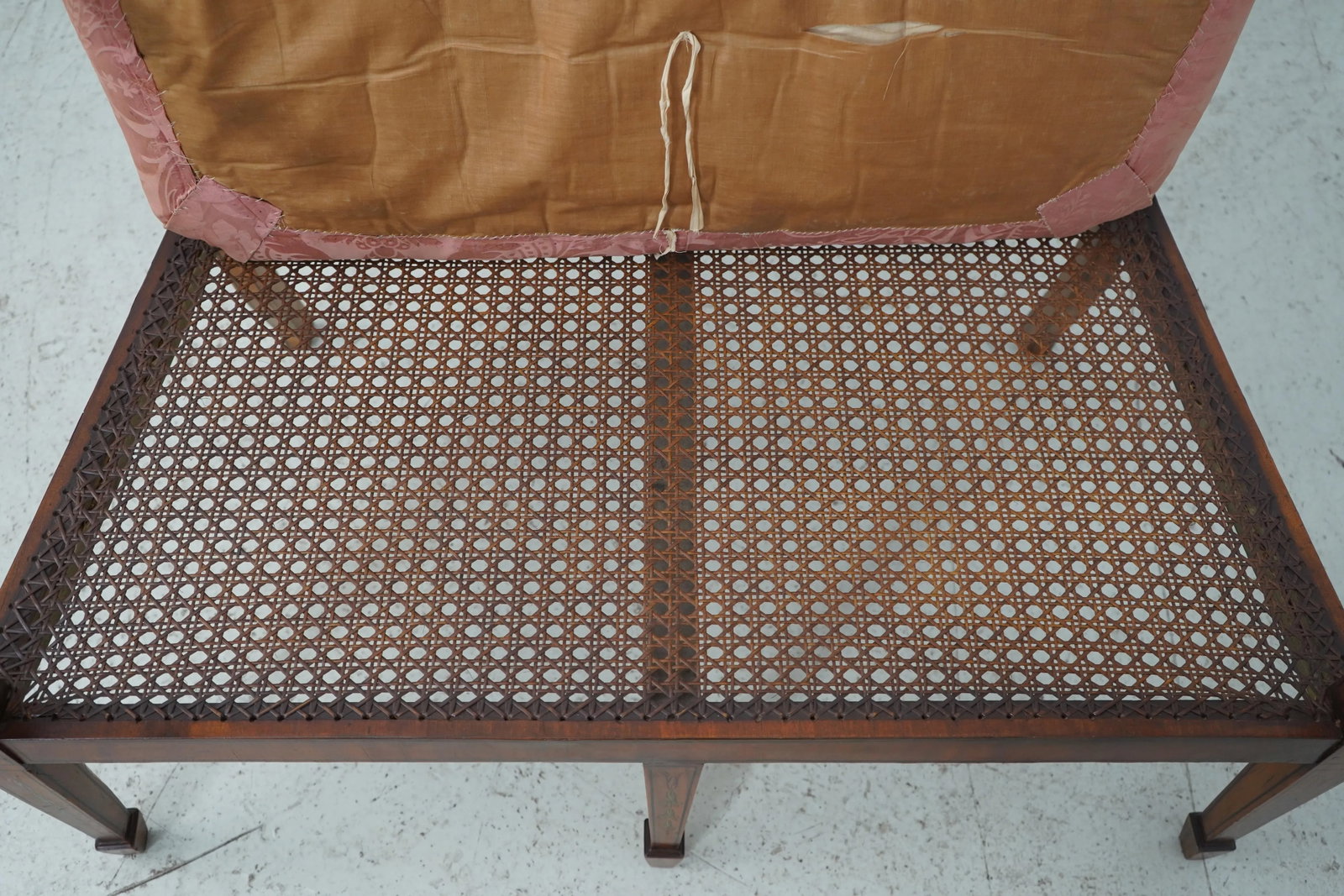 Antique English Adams Paint Decorated Settee - 11