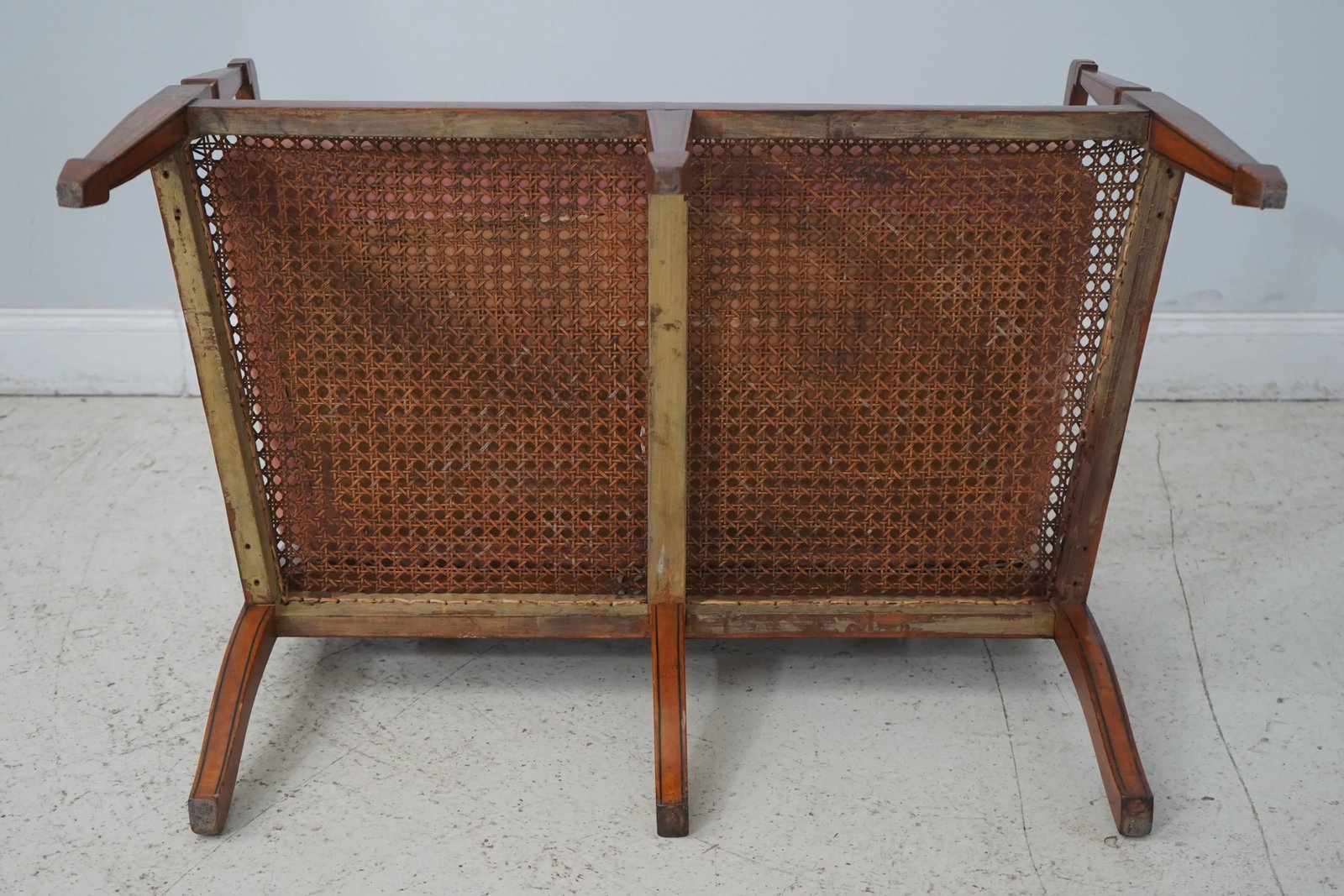 Antique English Adams Paint Decorated Settee - 12