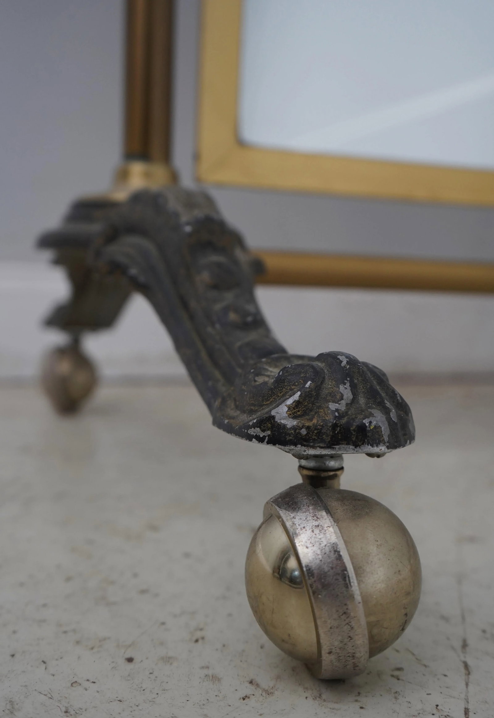 Stunning French Victorian Style Cheval Dressing Mirror - 5