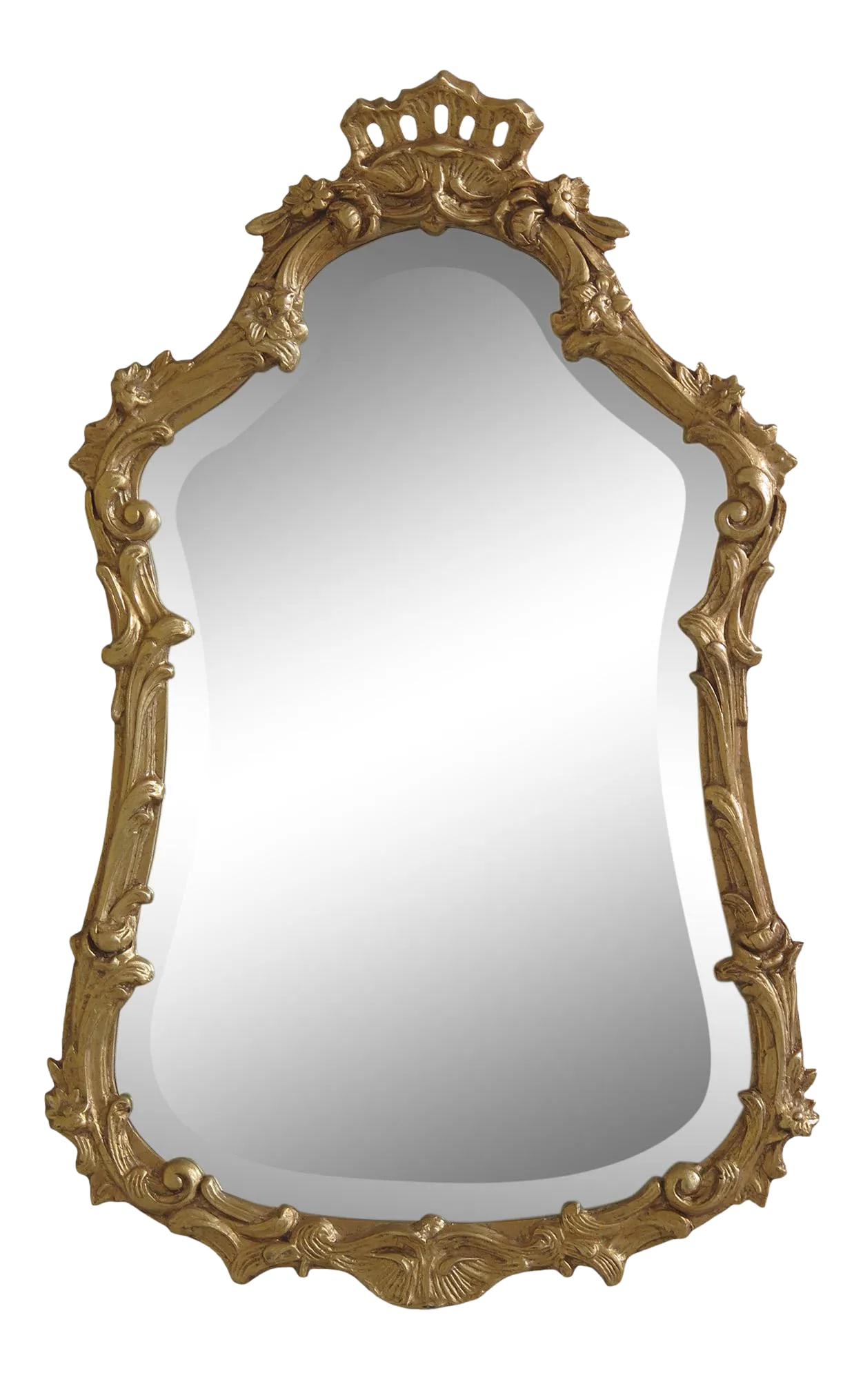 Friedman Brothers Model 6139 Beveled Glass Gold Framed Mirror (1 of 10)