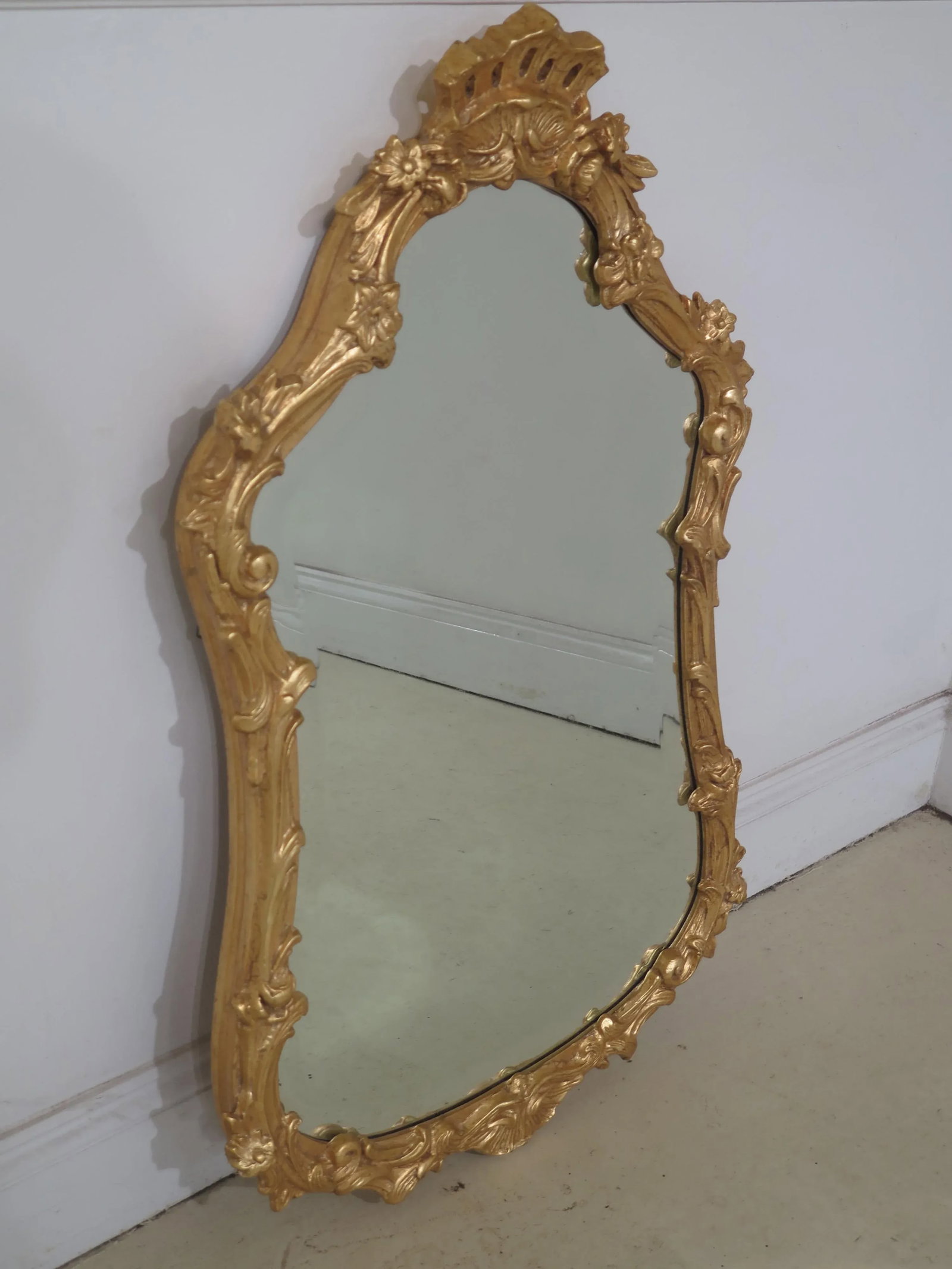 Friedman Brothers Model 6139 Beveled Glass Gold Framed Mirror - 2
