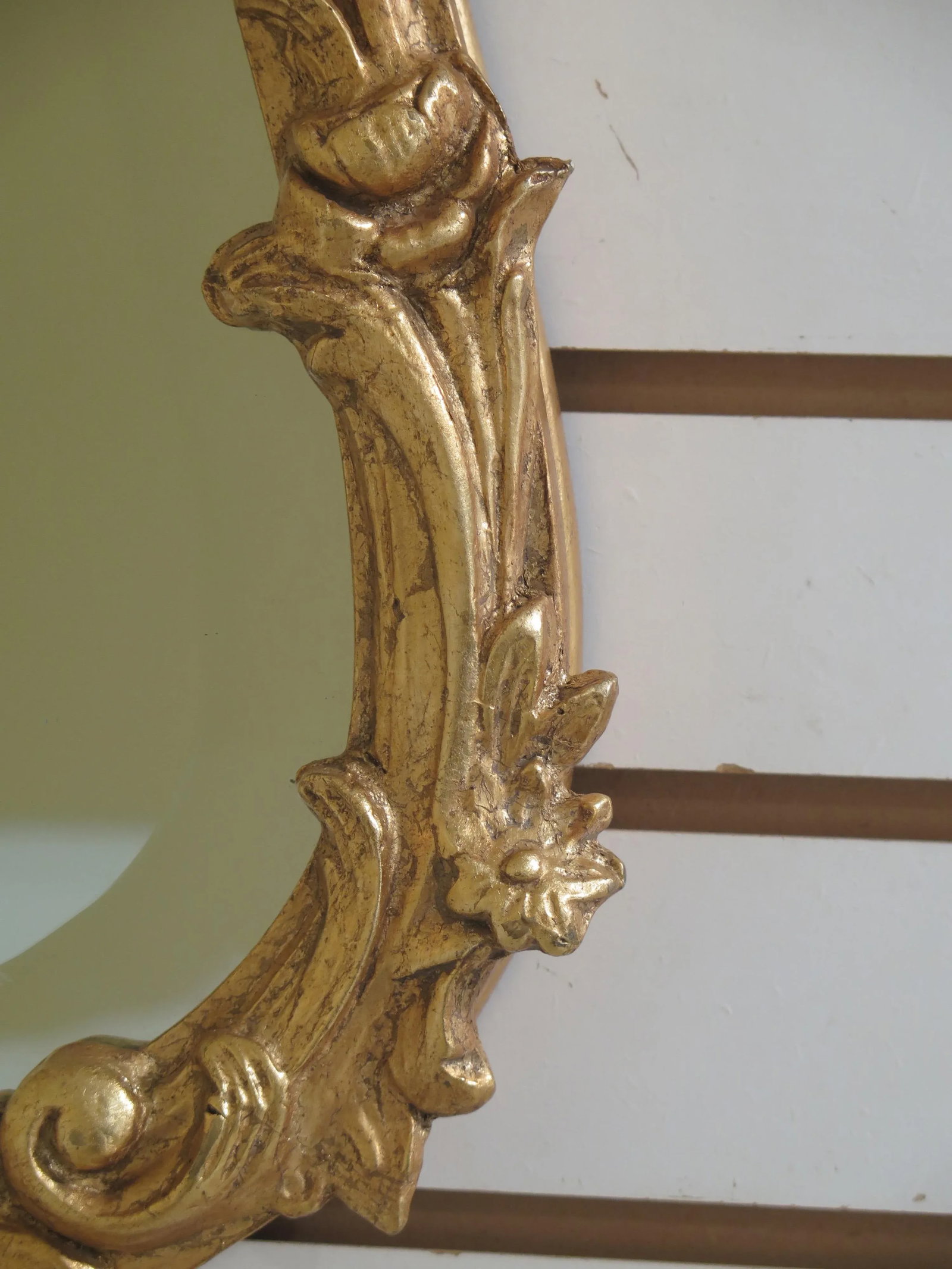 Friedman Brothers Model 6139 Beveled Glass Gold Framed Mirror - 6
