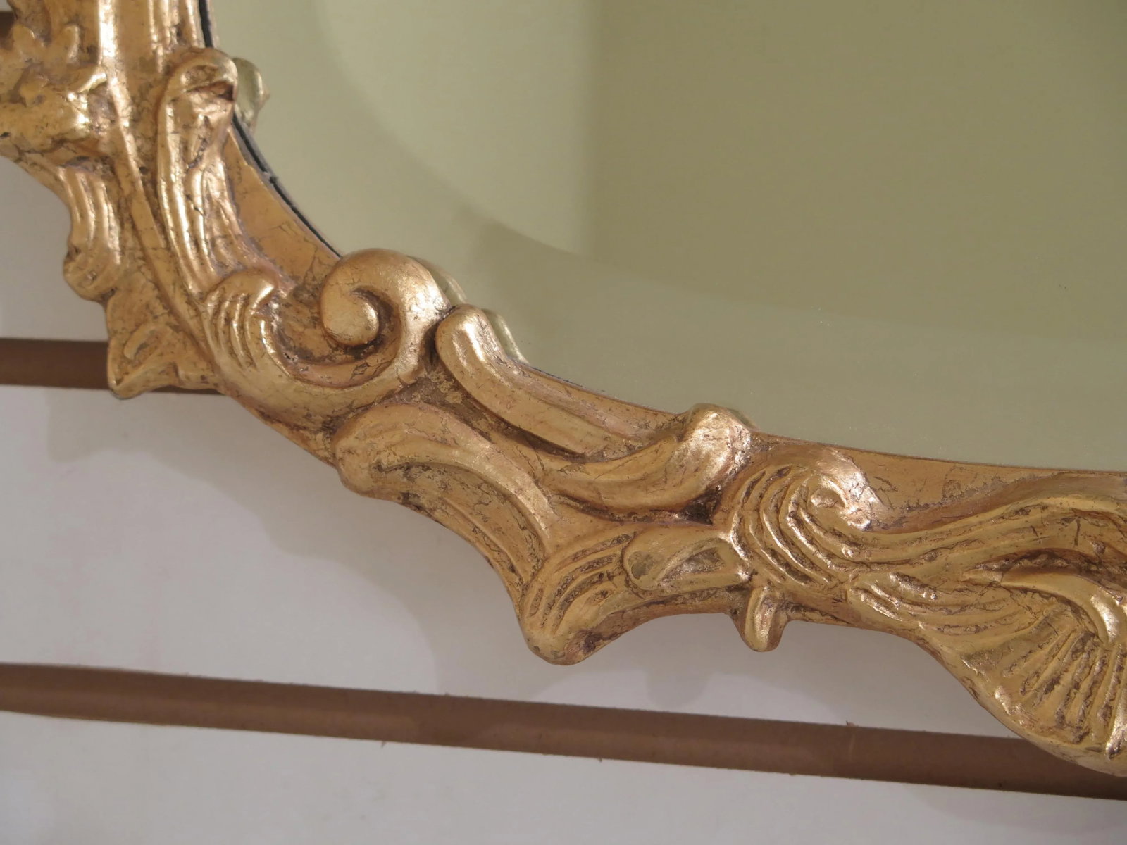 Friedman Brothers Model 6139 Beveled Glass Gold Framed Mirror - 7
