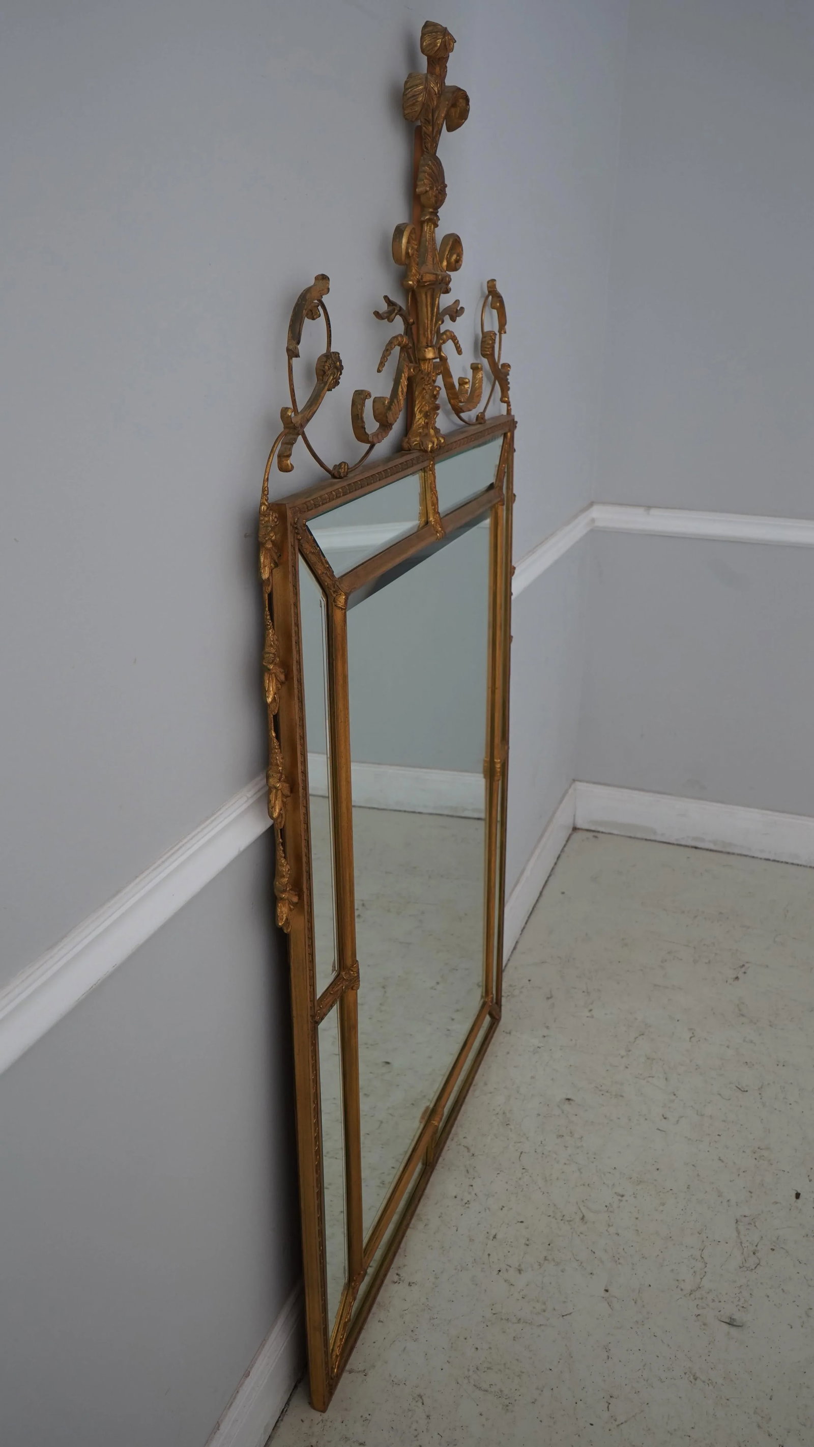 Carvers Guild Large Adams Style Gold Mirror - 2