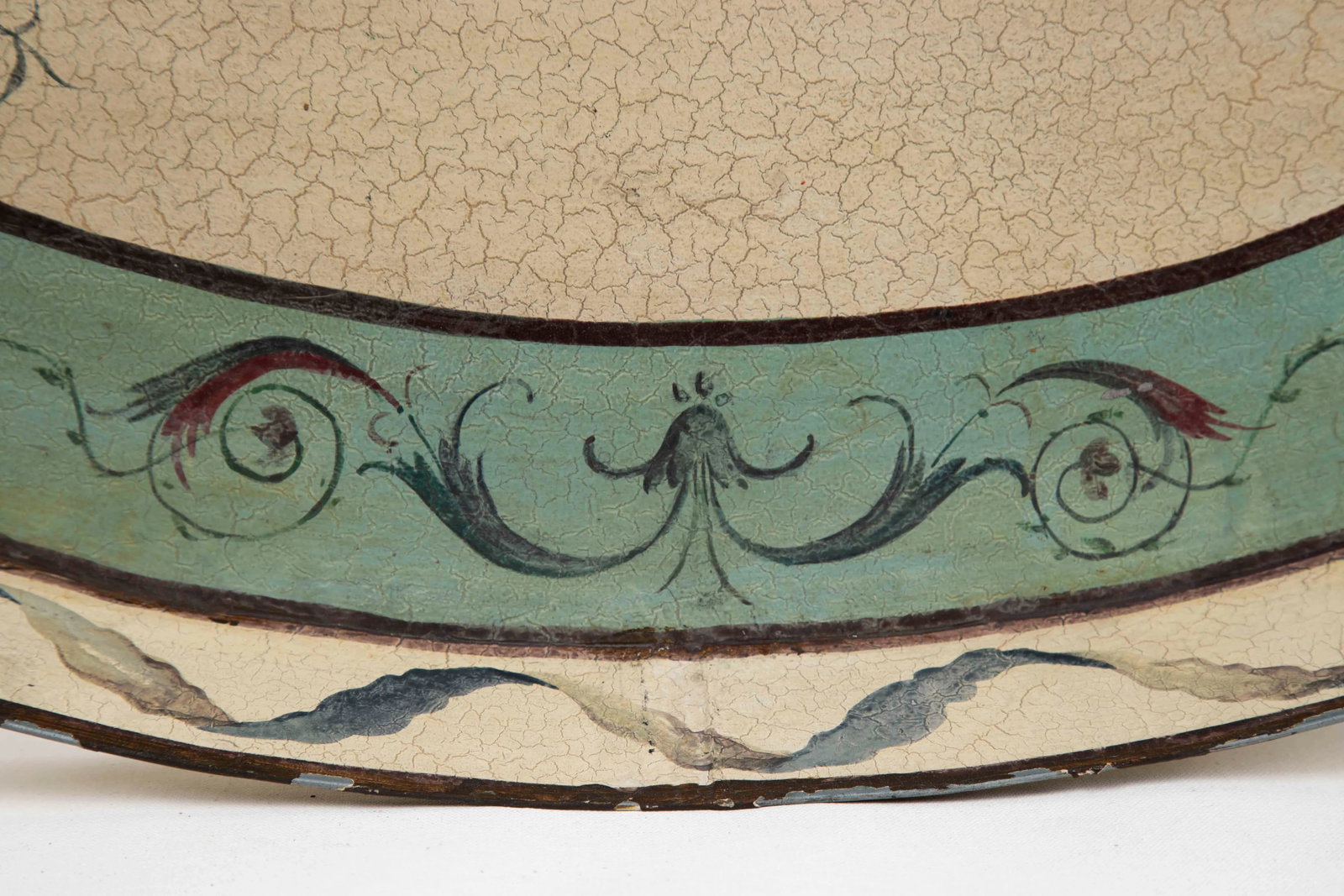 Vintage Tray in Muted Country Palette - 6