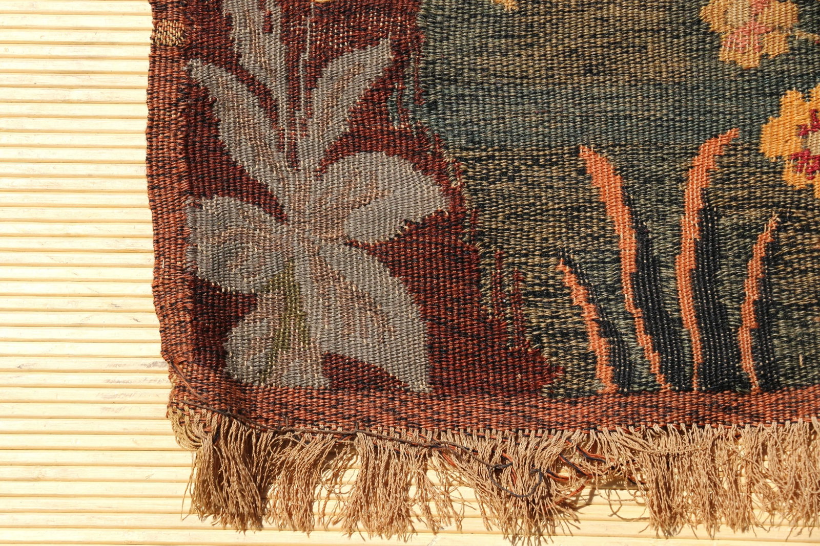 Antique Late 19th Century French Wall Hanging Pictorial Tapestry - 12