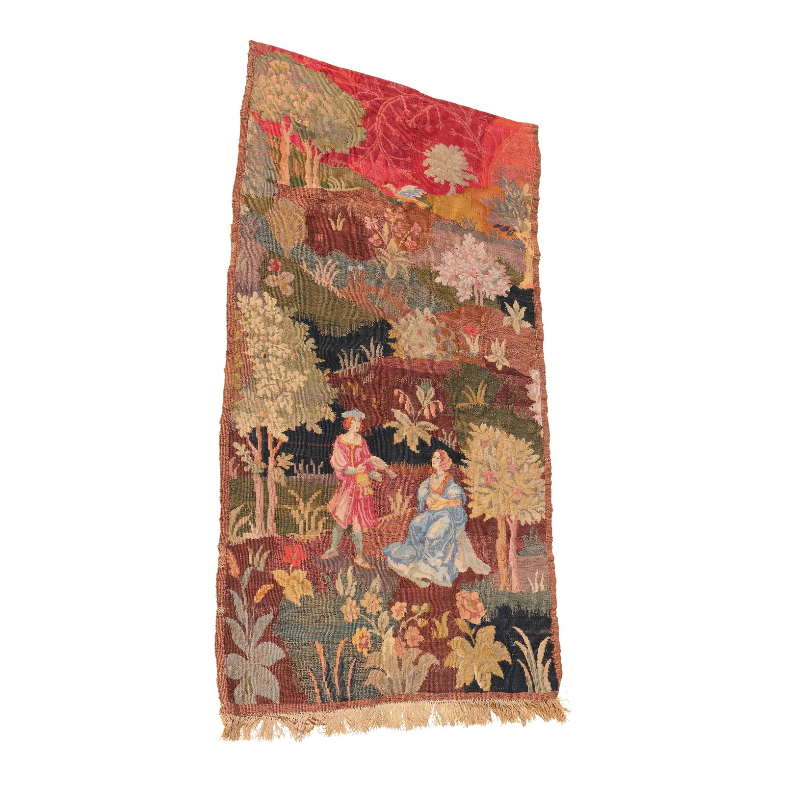 Antique Late 19th Century French Wall Hanging Pictorial Tapestry (1 of 12)