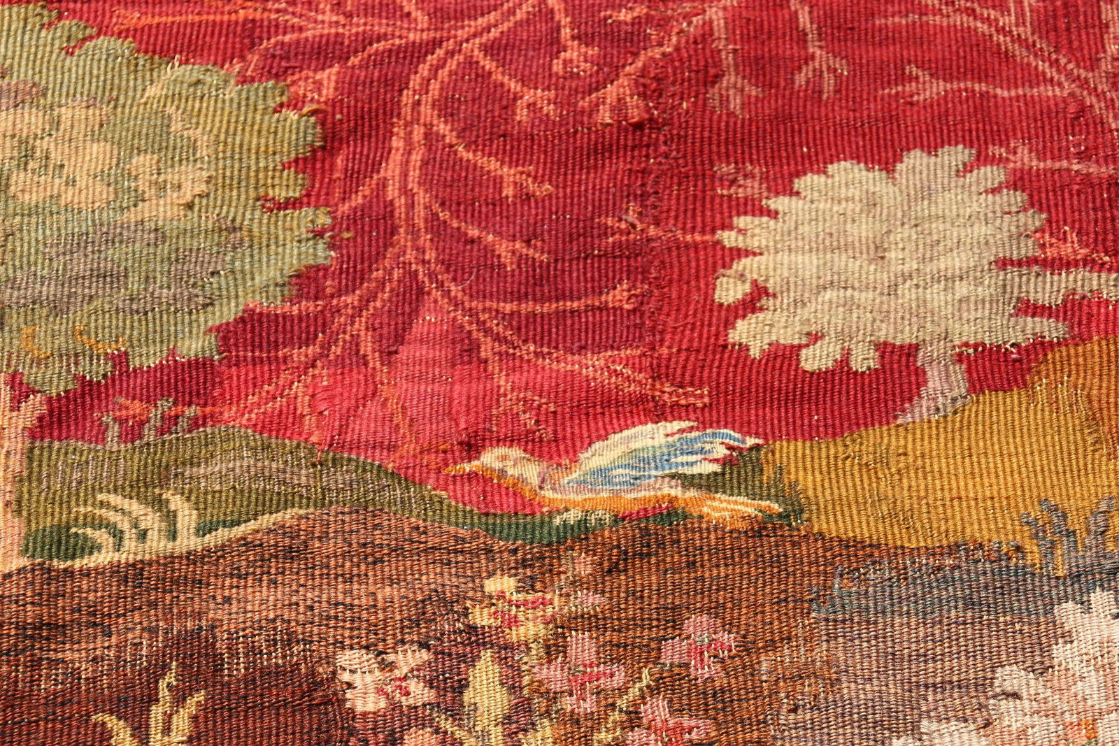 Antique Late 19th Century French Wall Hanging Pictorial Tapestry - 8