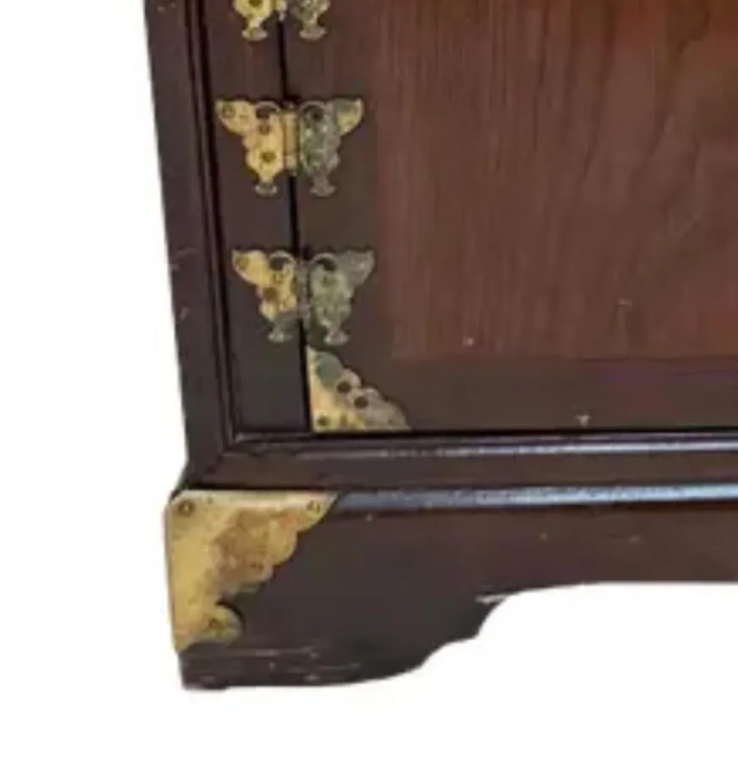 Late 20th Century Chinoiserie Asian Ten-Drawer Apothecary Medicine Cabinet for Ethan Allen - 14