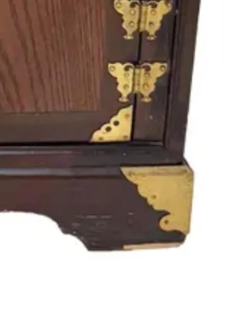 Late 20th Century Chinoiserie Asian Ten-Drawer Apothecary Medicine Cabinet for Ethan Allen - 15