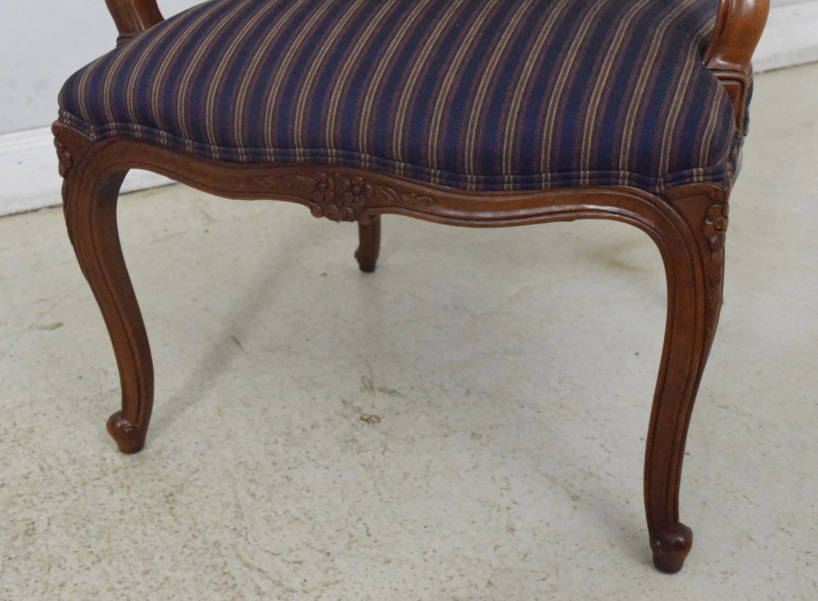 Pair Kindel French Louis XV Upholstered Armchairs - 5