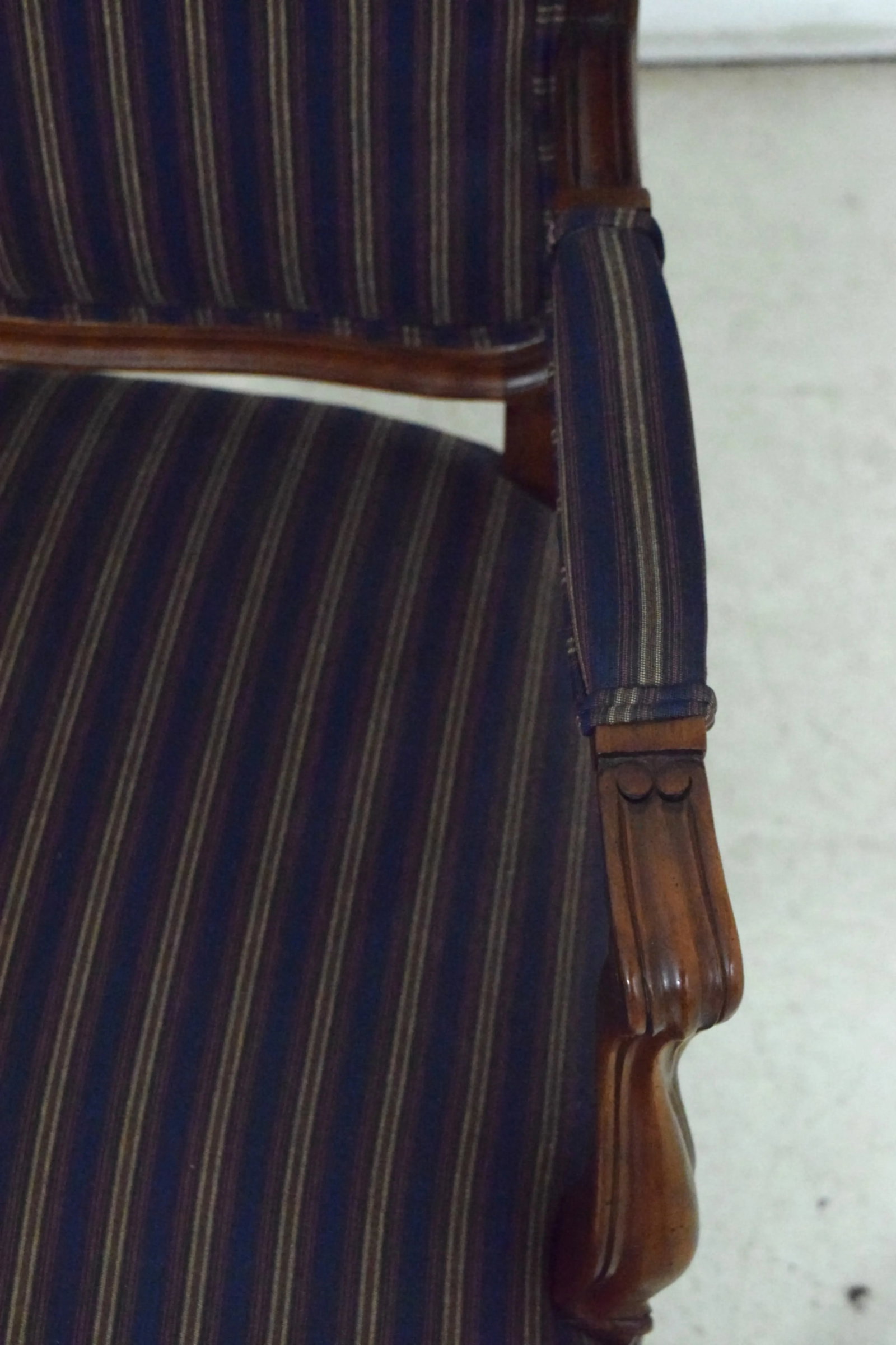 Pair Kindel French Louis XV Upholstered Armchairs - 8