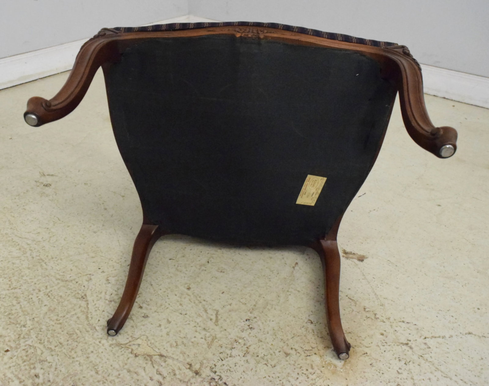 Pair Kindel French Louis XV Upholstered Armchairs - 9
