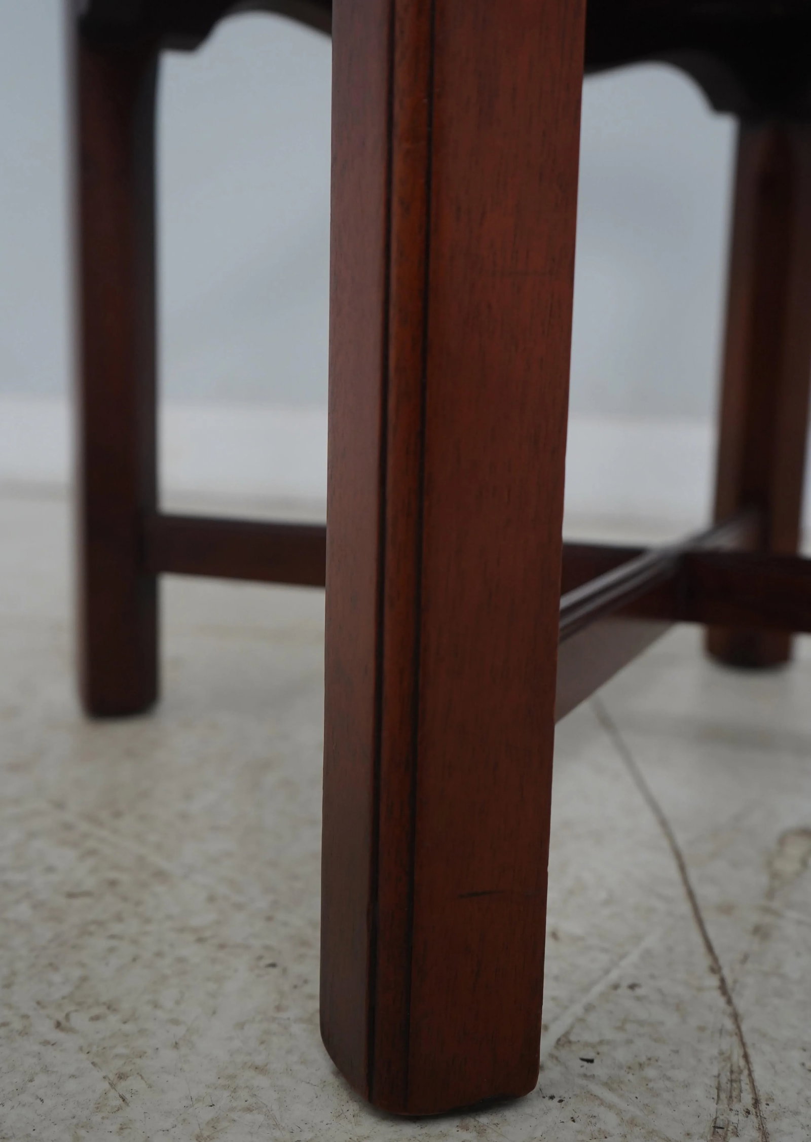 Pair Hickory Chair Chippendale Mahogany Corner Chairs - 7