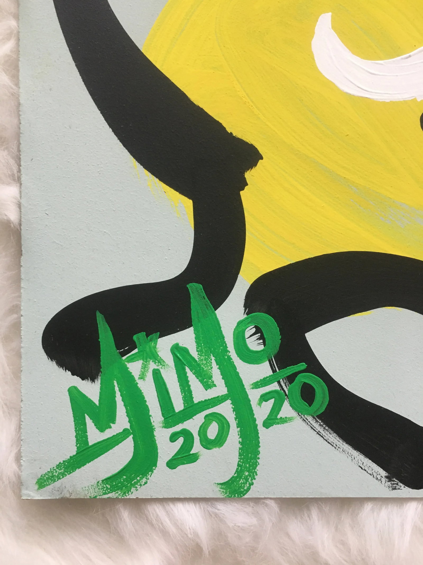 Rare Peter Keil & Mike Mozart "MiMo" Collaboration - Original Painting - 2