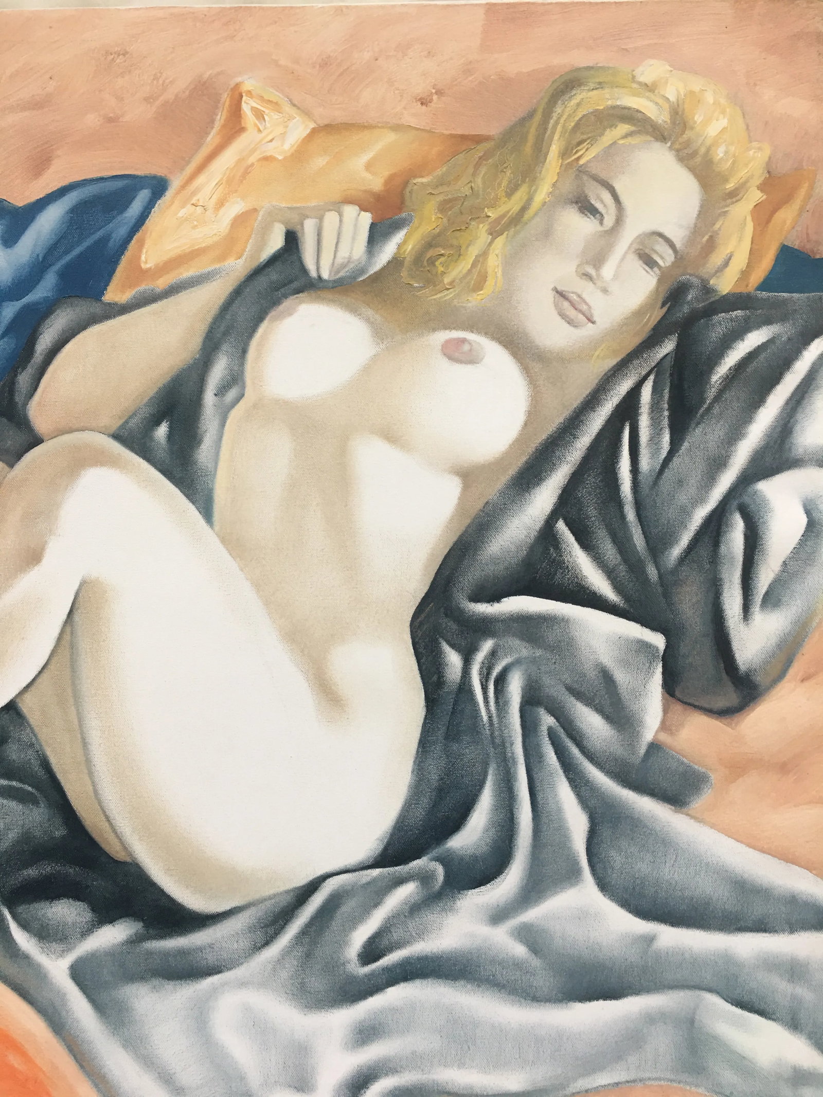 Rare Realistic Nude Painting, Peter Keil, 1979 - 3