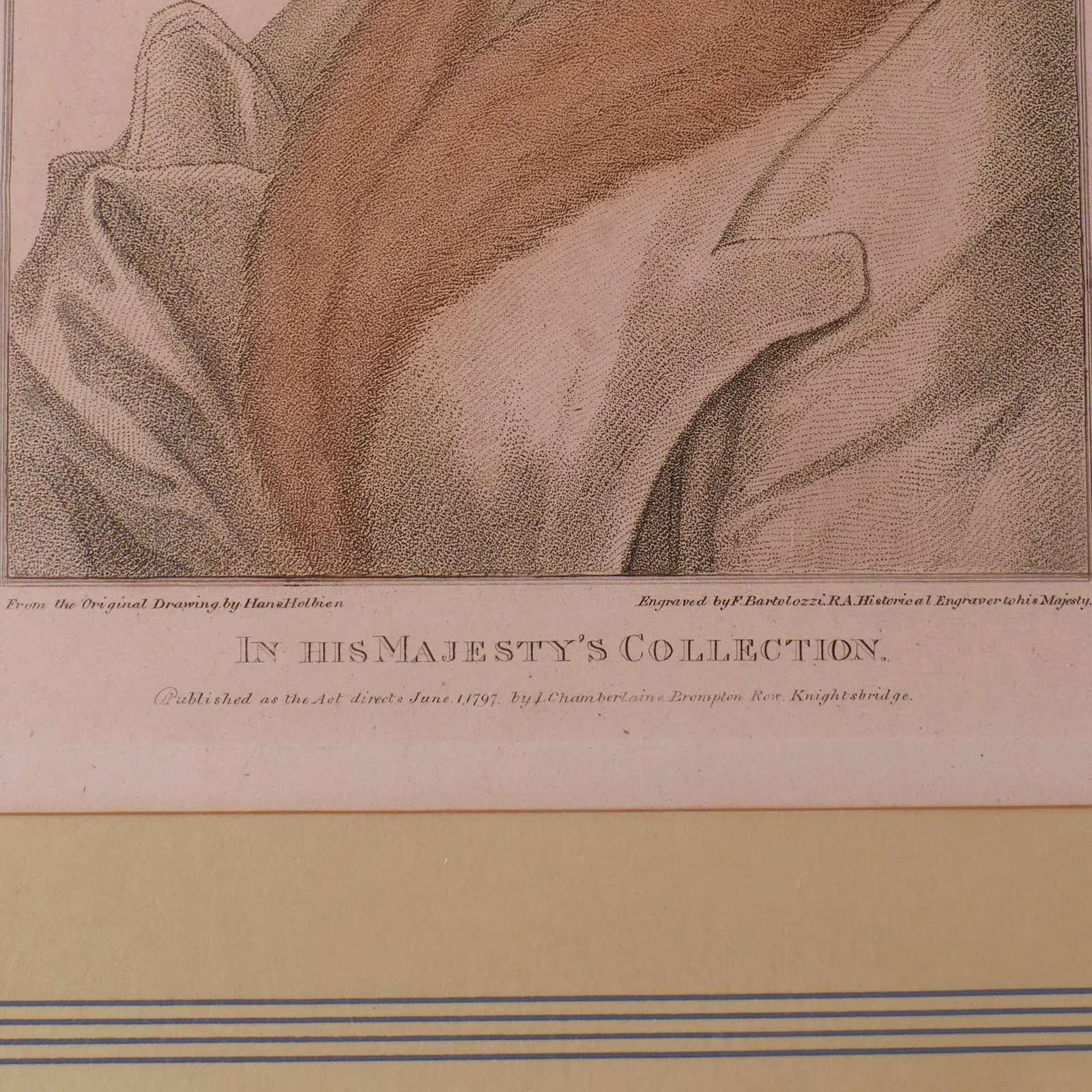 Edward Stanley and Anne Boleyn, Engravings by Bartolozzi After Holdbein C.1790s - 11