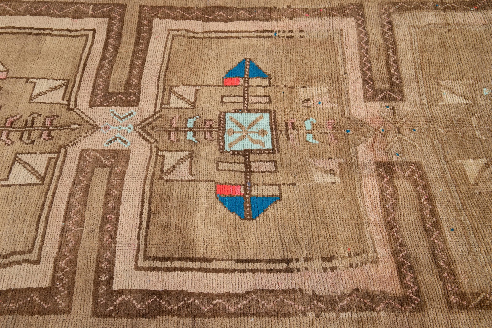 Mid-Century Vintage Kars Runner Wool Rug - 10
