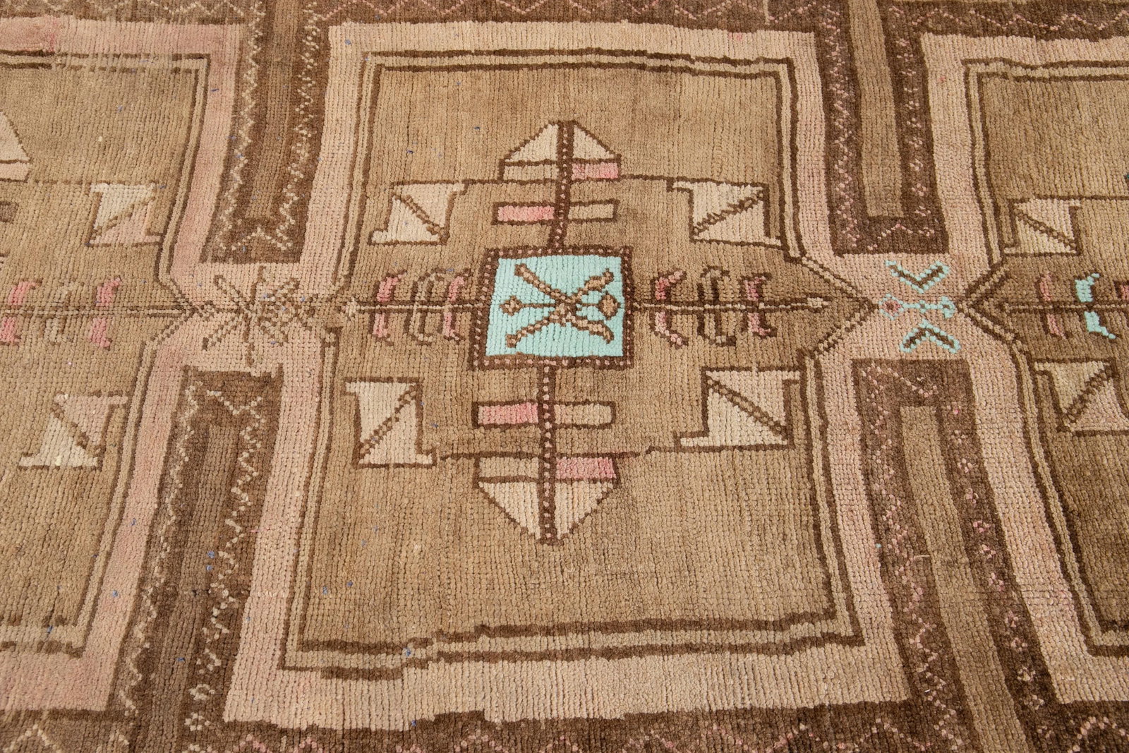 Mid-Century Vintage Kars Runner Wool Rug - 11