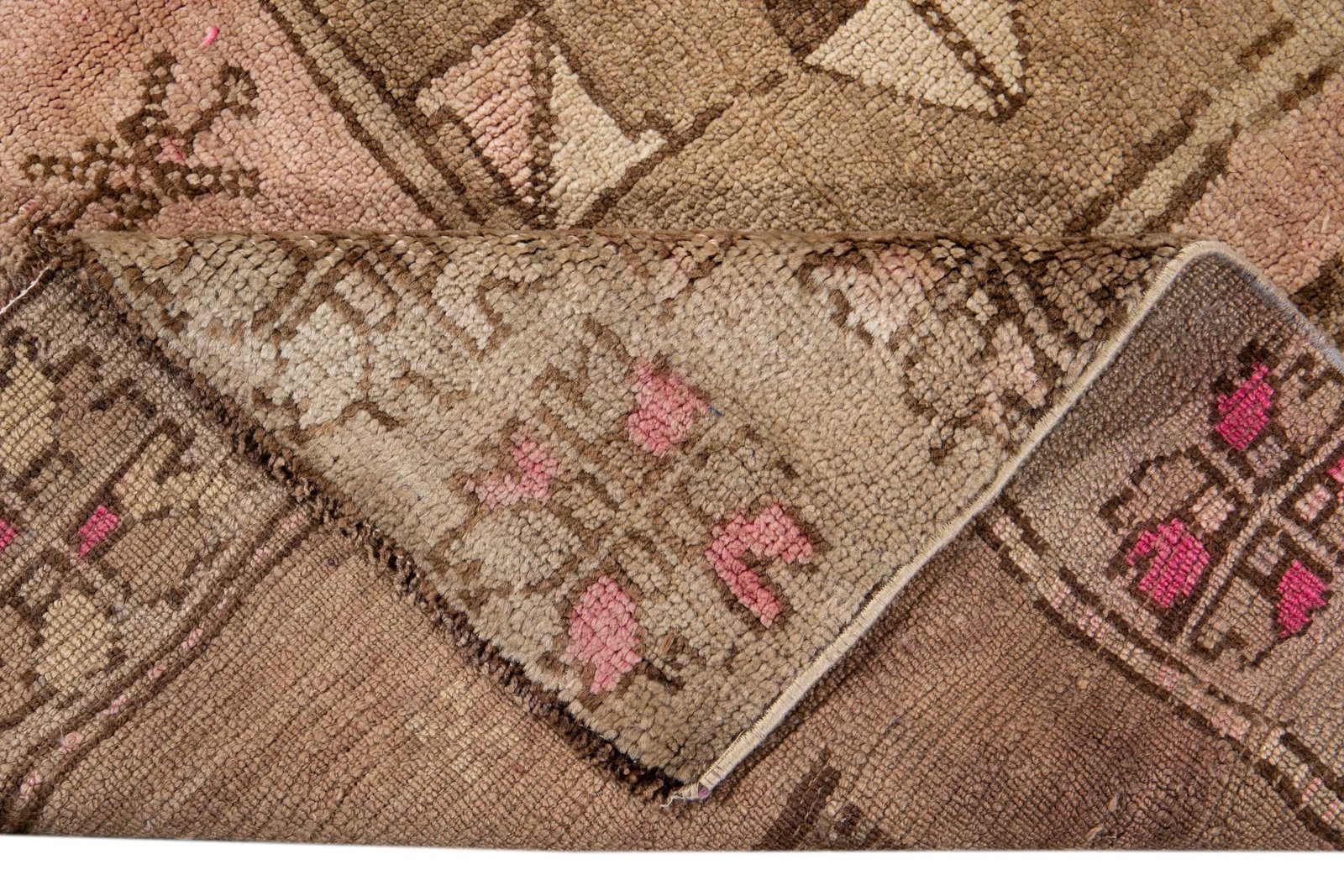 Mid-Century Vintage Kars Runner Wool Rug - 6
