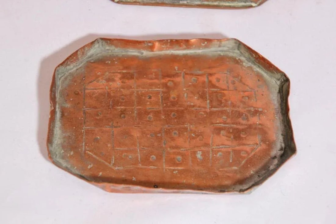 Handcrafted Antique Tinned Copper Metal Betel Box, India - 6