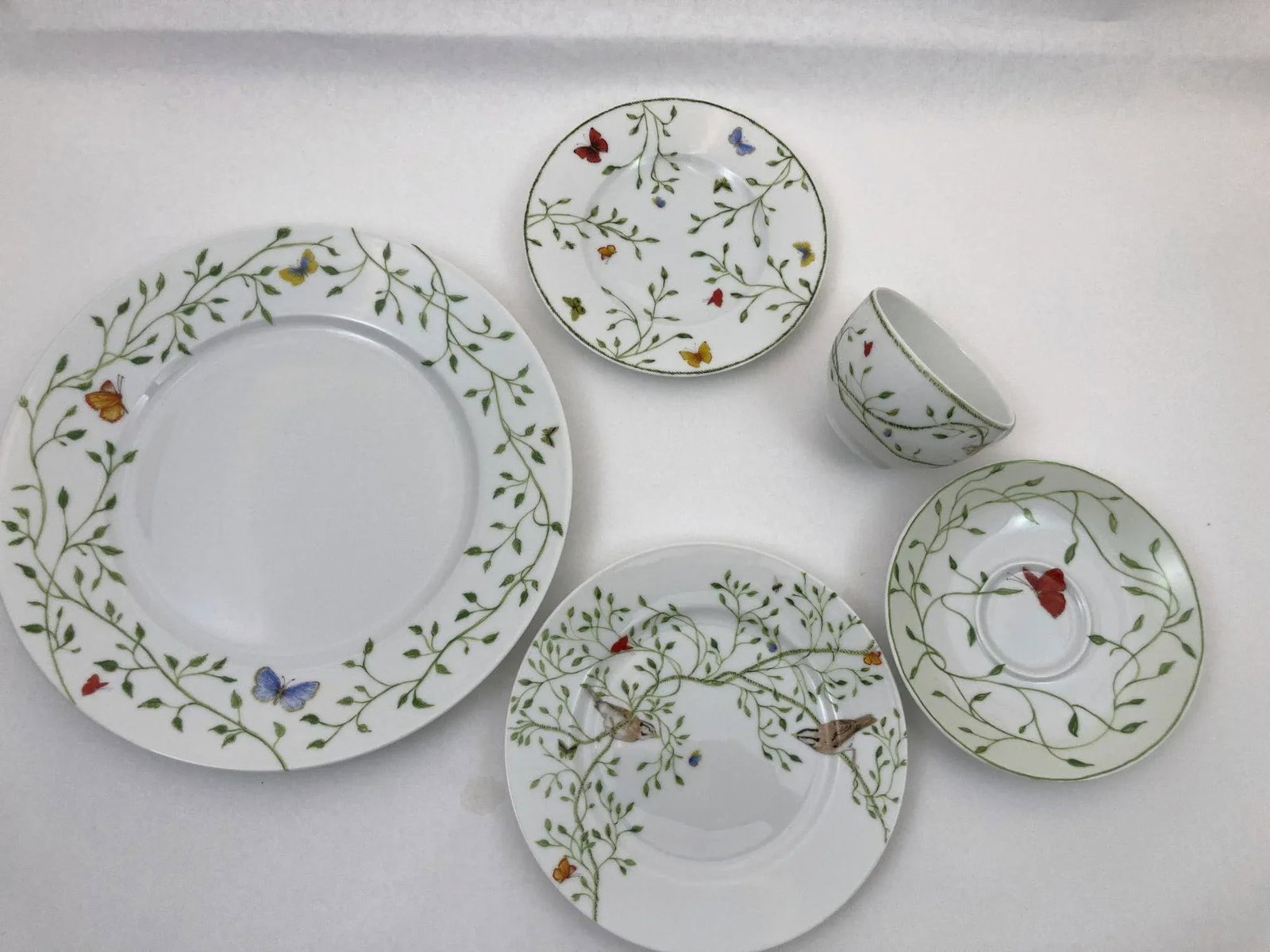 Raynaud Limoges France Porcelain Set Histoire Naturelle Design by Pamela Baldwin - 2