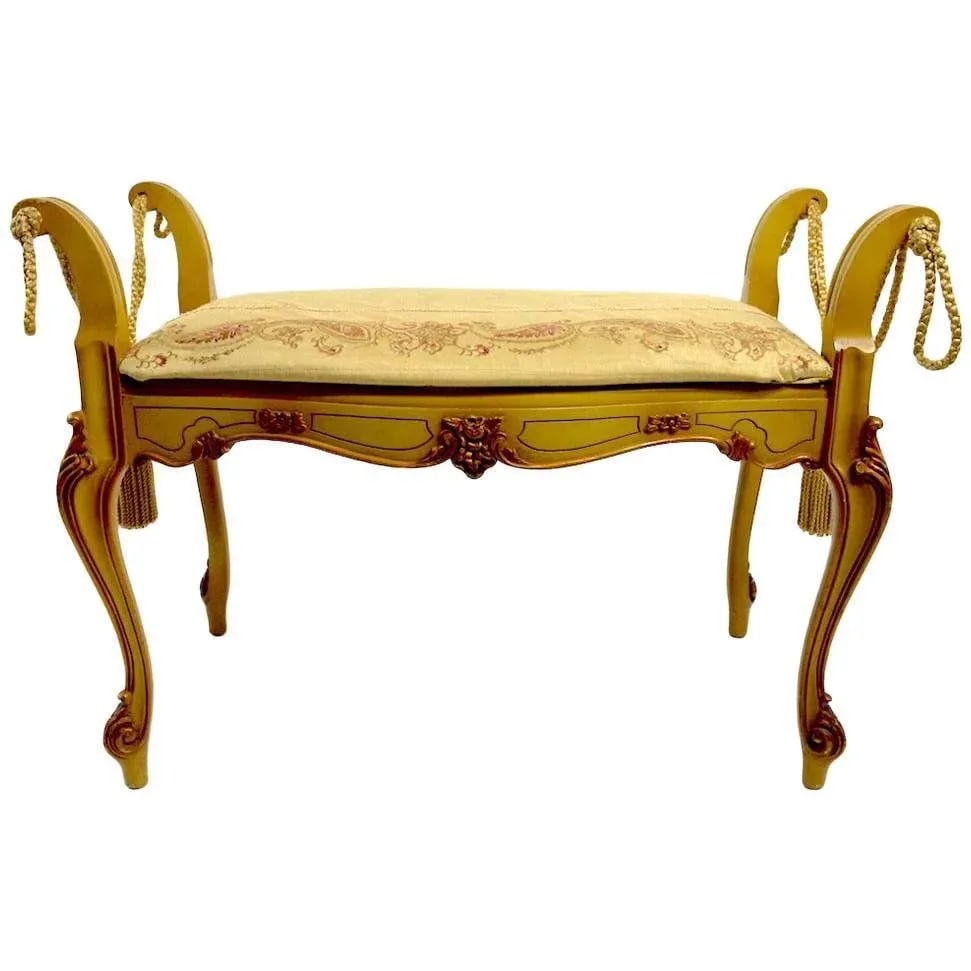 Romantic Vanity Bench in the French or Italian Style - 10