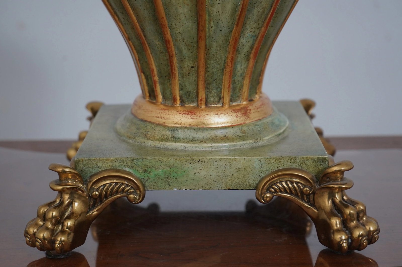 Maitland-Smith Green & Bronze Lidded Urn - 7