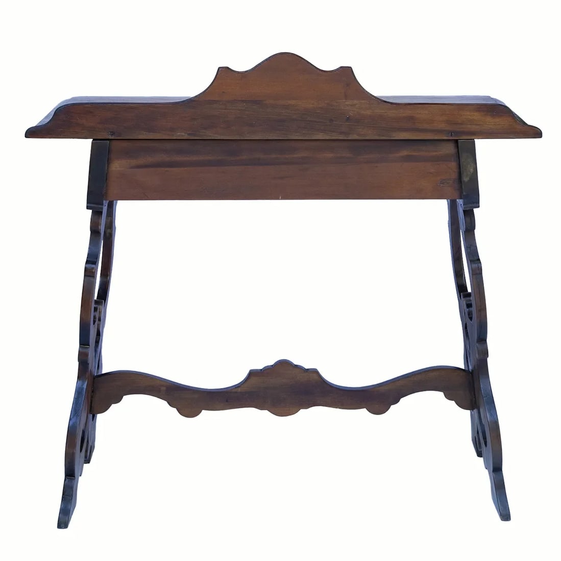 Antique Wooden 1920's Desk With Drawer - 5