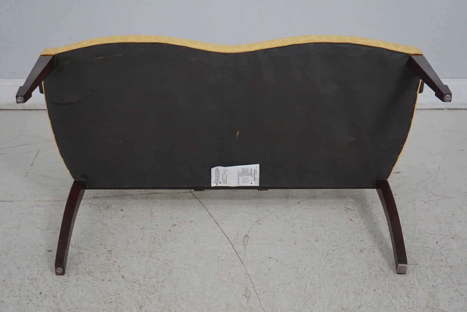 Wood & Hogan Sheraton Inlaid Mahogany Settee Bench - 11