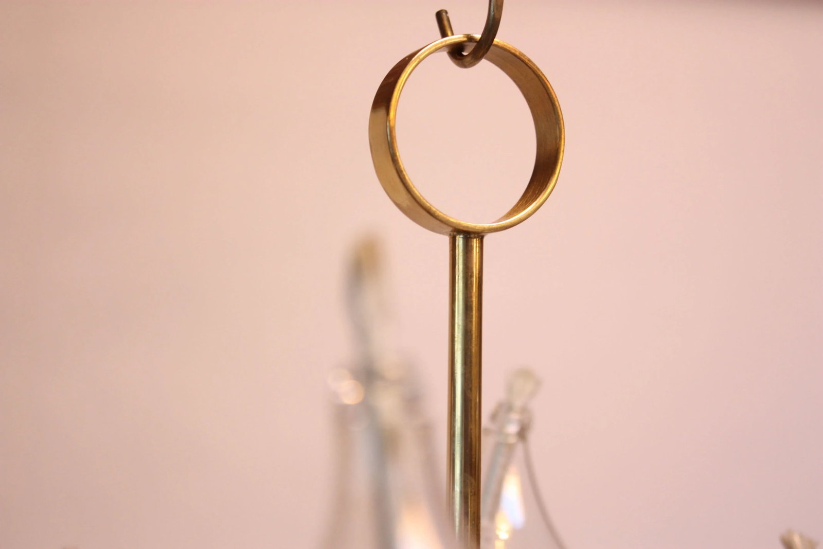 West German Brass and Glass Oil Lamp Candelabra by Freddie Andersen - 2
