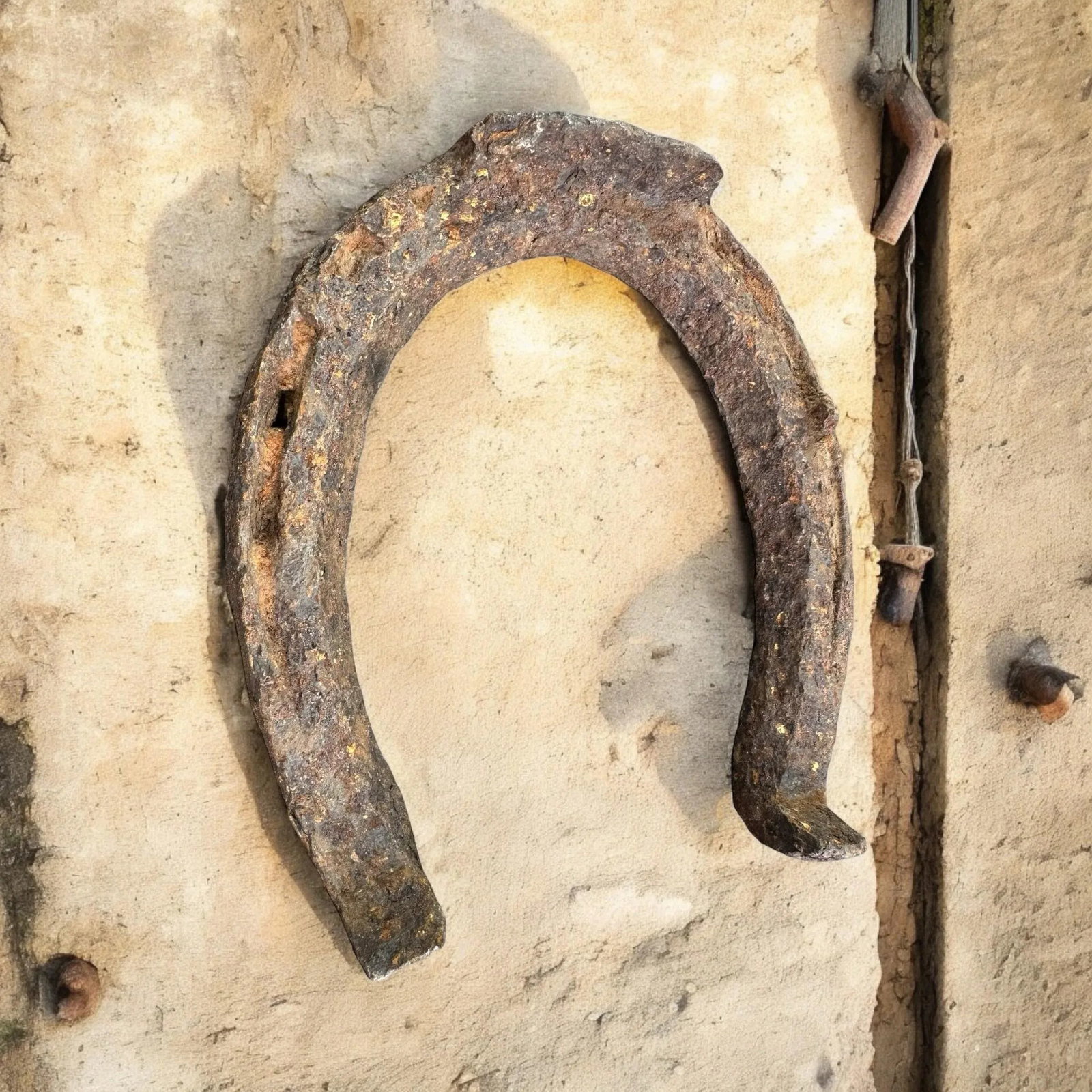 Early 20th Century Rustic Horseshoes Wall Decor- Set of 5 - 2