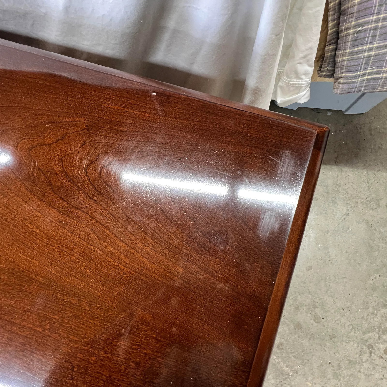 Thomasville Mahogany Two Drawer Large Size Nightstand/ Side Table - A Pair - 6