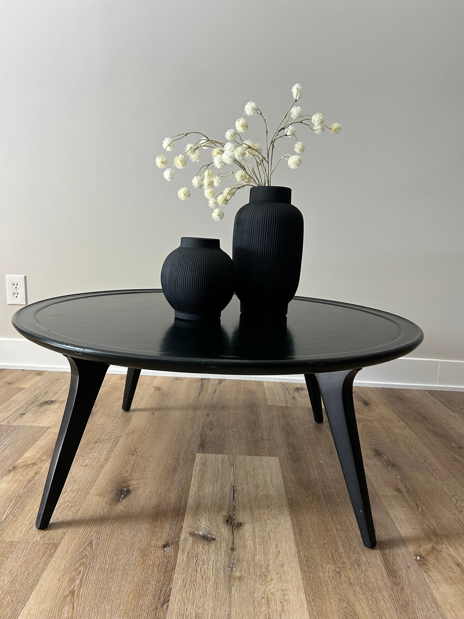 1960s John Van Koert for Drexel Profile Collection Round Coffee Table - Vintage Mid-Century Modern B - 11