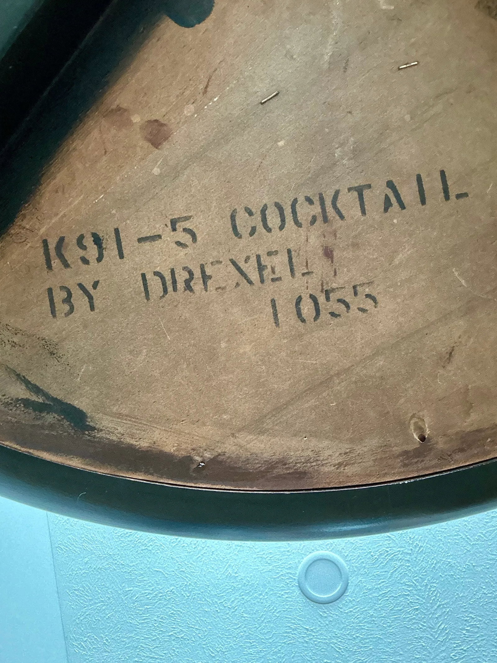 1960s John Van Koert for Drexel Profile Collection Round Coffee Table - Vintage Mid-Century Modern B - 12
