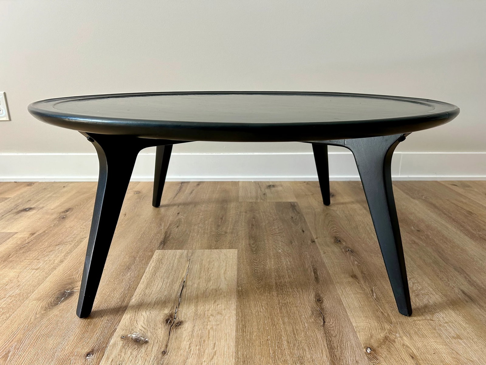 1960s John Van Koert for Drexel Profile Collection Round Coffee Table - Vintage Mid-Century Modern B - 2