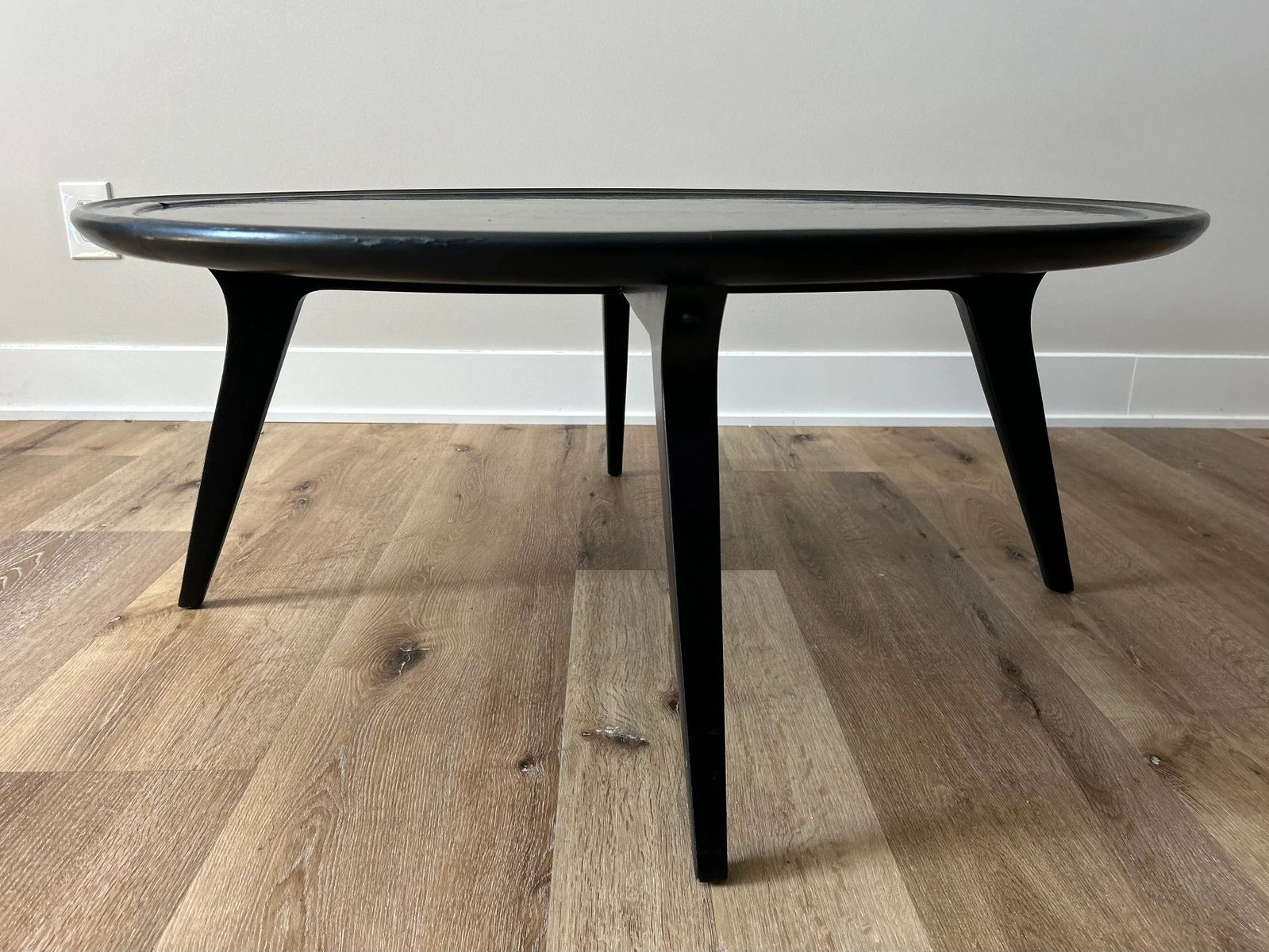 1960s John Van Koert for Drexel Profile Collection Round Coffee Table - Vintage Mid-Century Modern B - 3