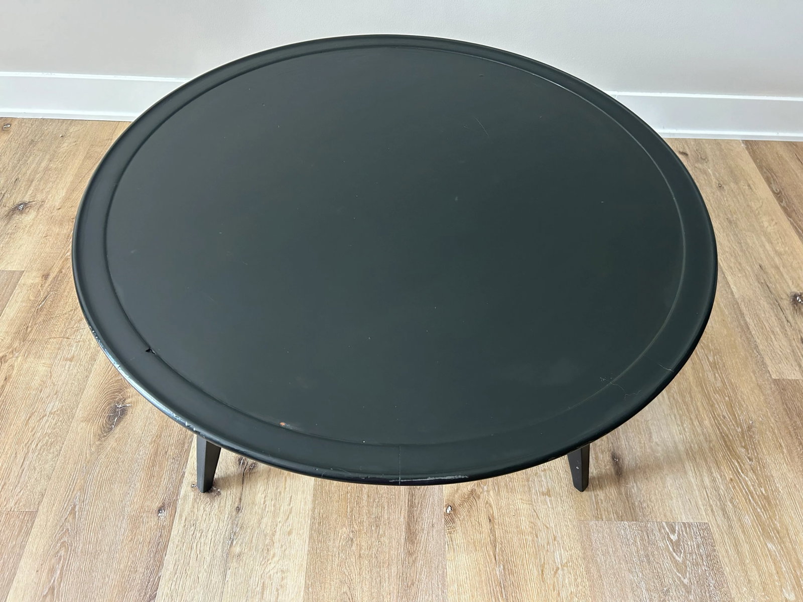 1960s John Van Koert for Drexel Profile Collection Round Coffee Table - Vintage Mid-Century Modern B - 4