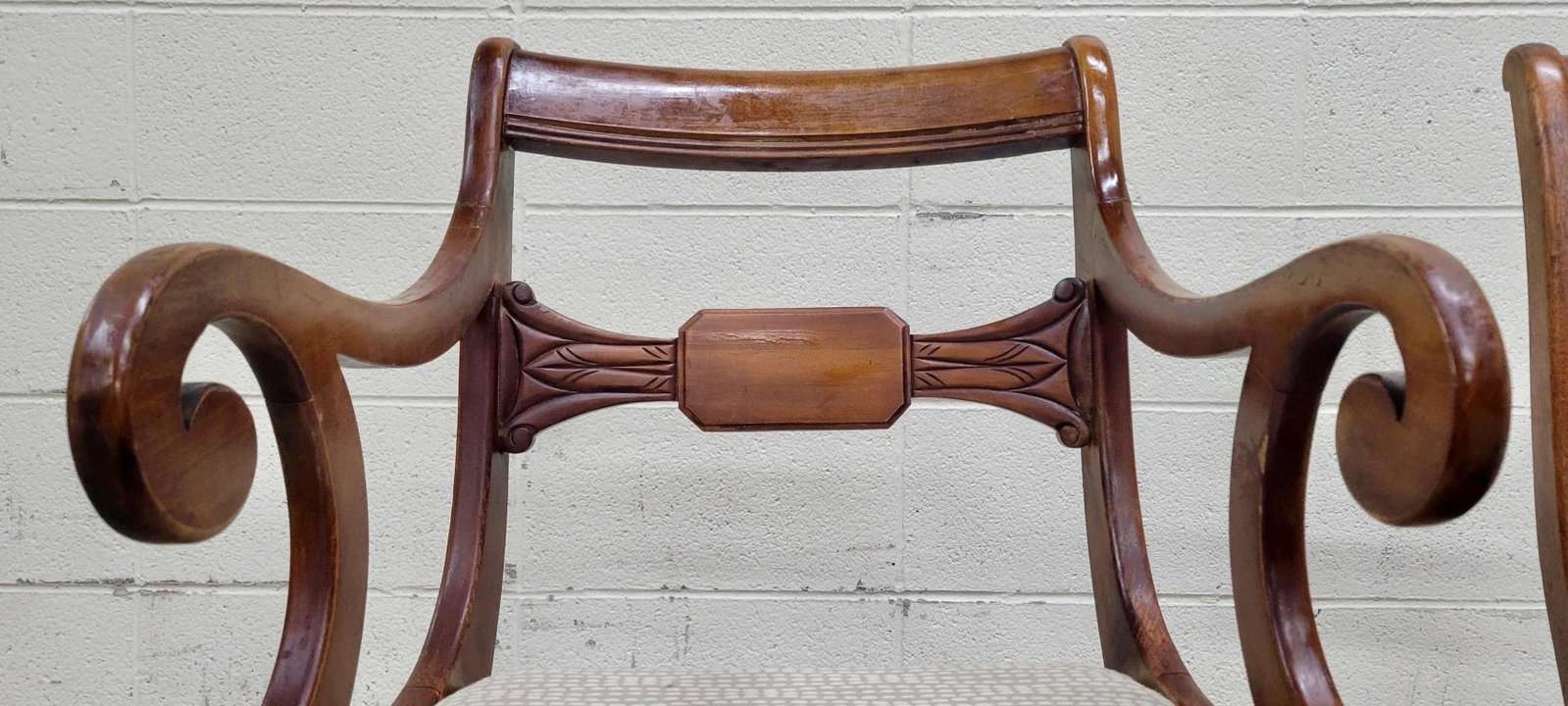Vintage Drexel Duncan Phyfe Regency Style Dining Chairs - Pair - 4