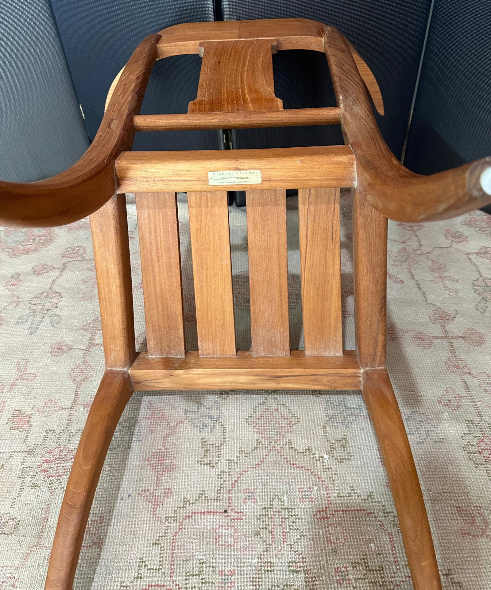 Michael Taylor Teak Klismos Chair - 4