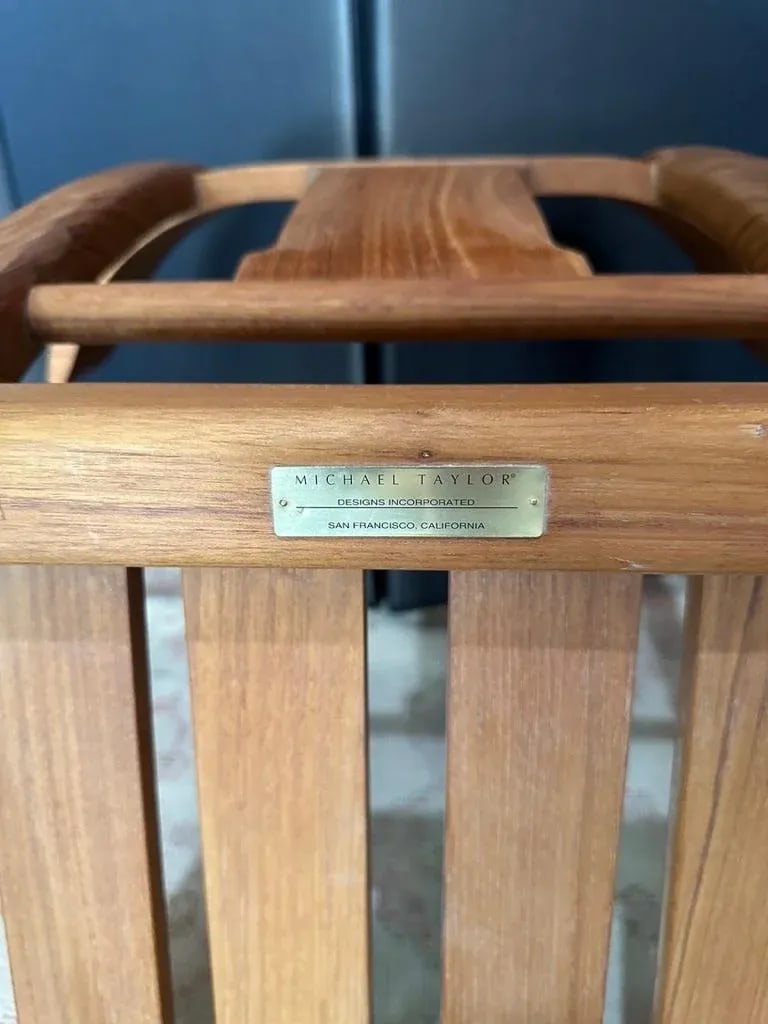 Michael Taylor Teak Klismos Chair - 5