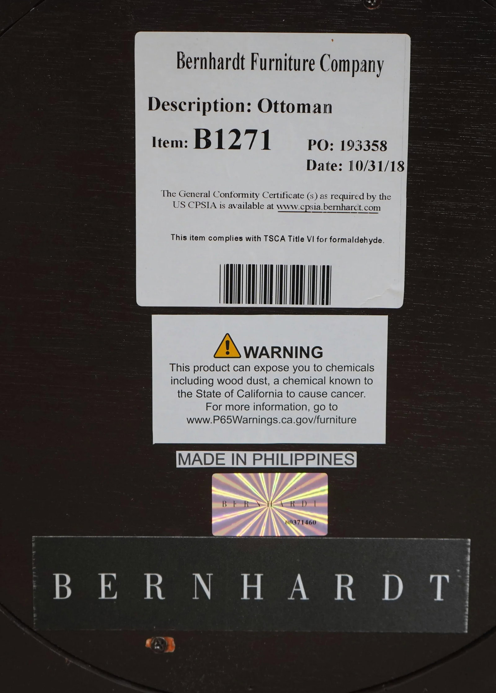 Pair Bernhardt Modern Design Round Stools - 10