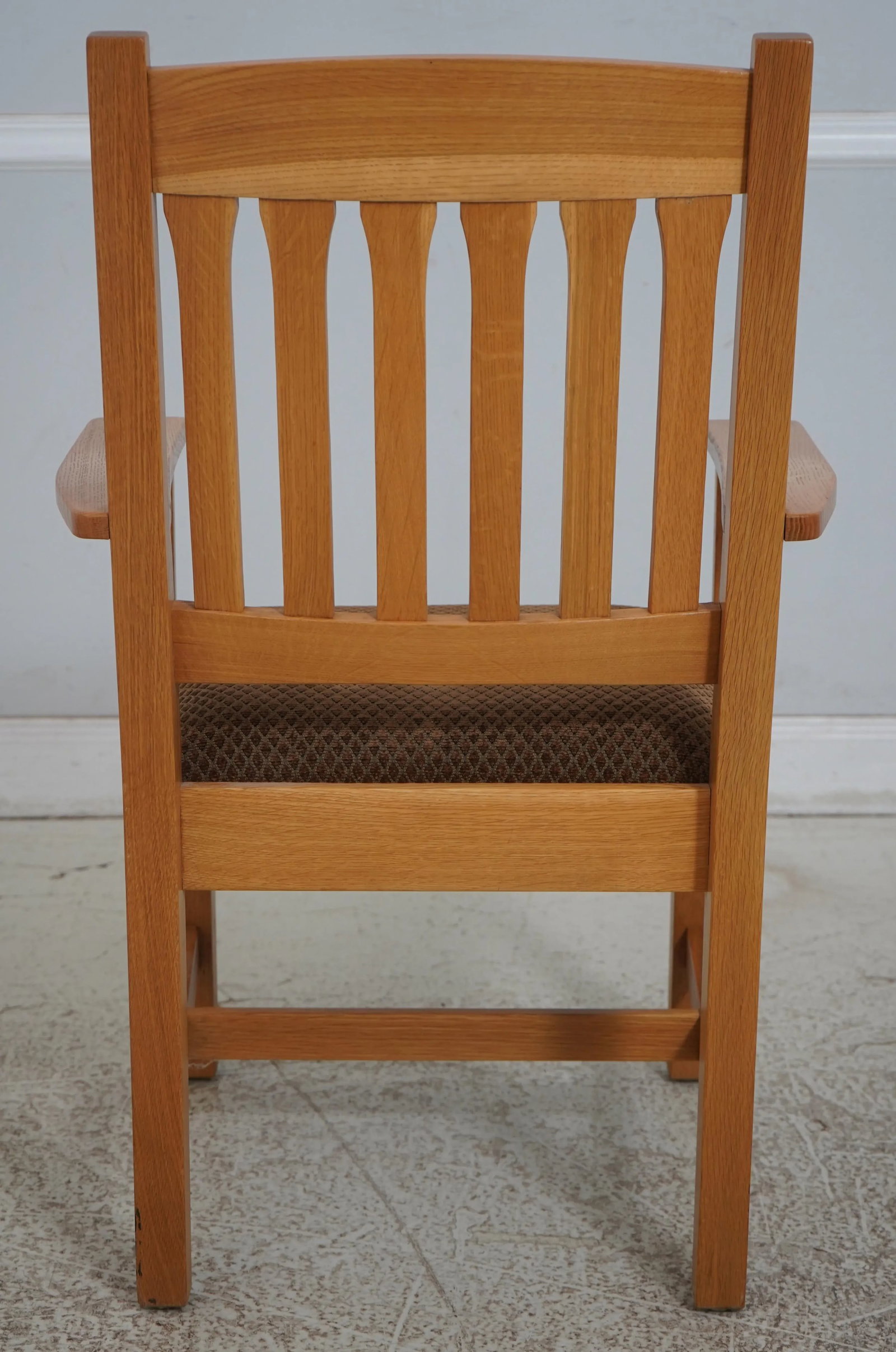Pair Stickley Mission Oak Arts & Crafts Style Chairs - 4