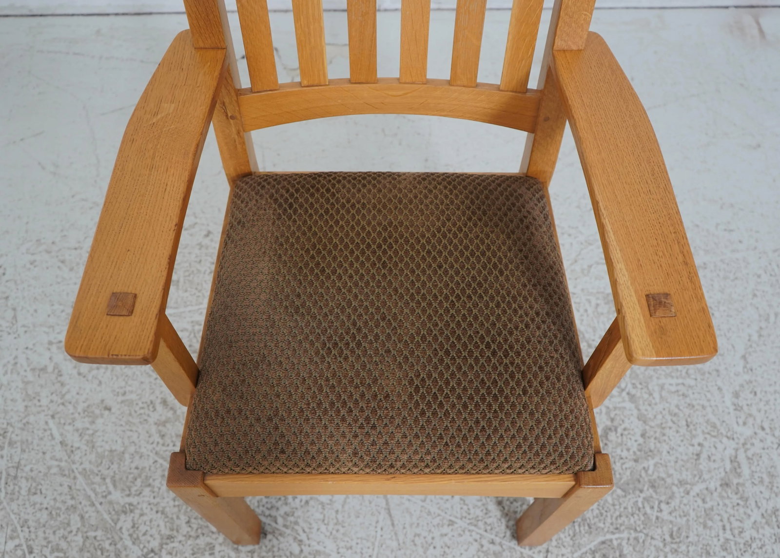 Pair Stickley Mission Oak Arts & Crafts Style Chairs - 7