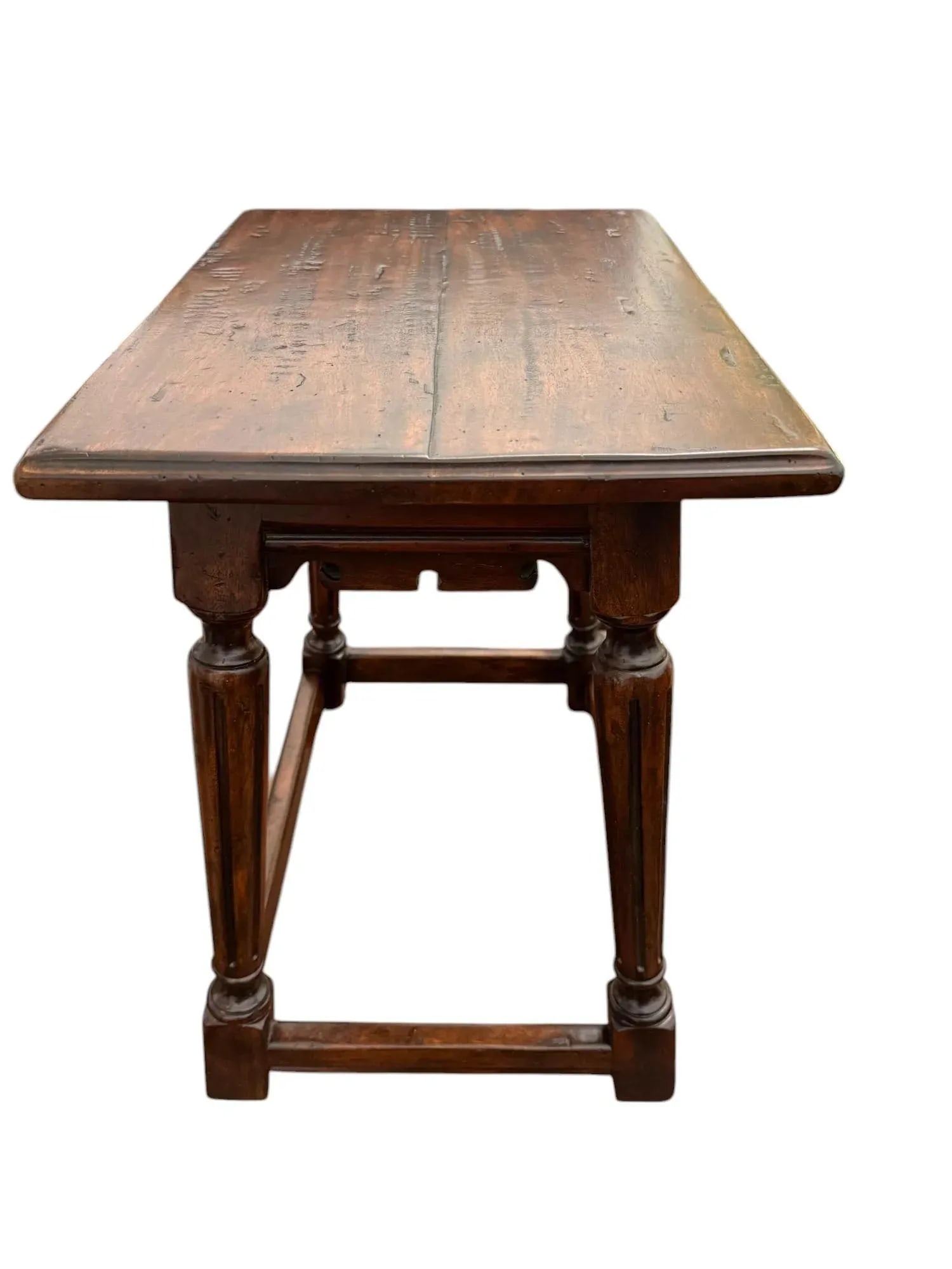 Theodore Alexander Castle Bromwich Collection Antiqued Wood Joynt Stool - 3