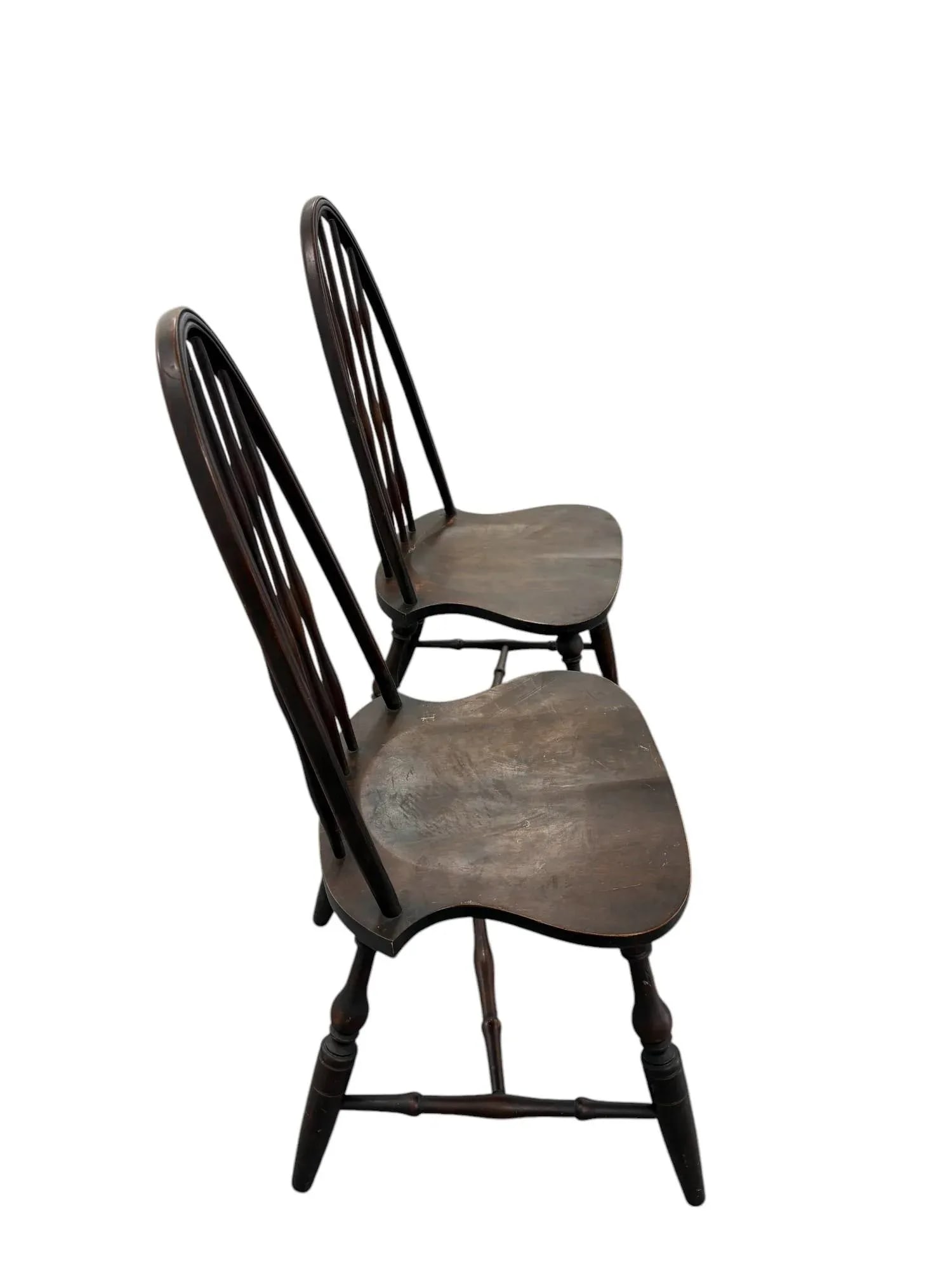 Mid 19th Century Windsor Side Chairs - a Pair - 2