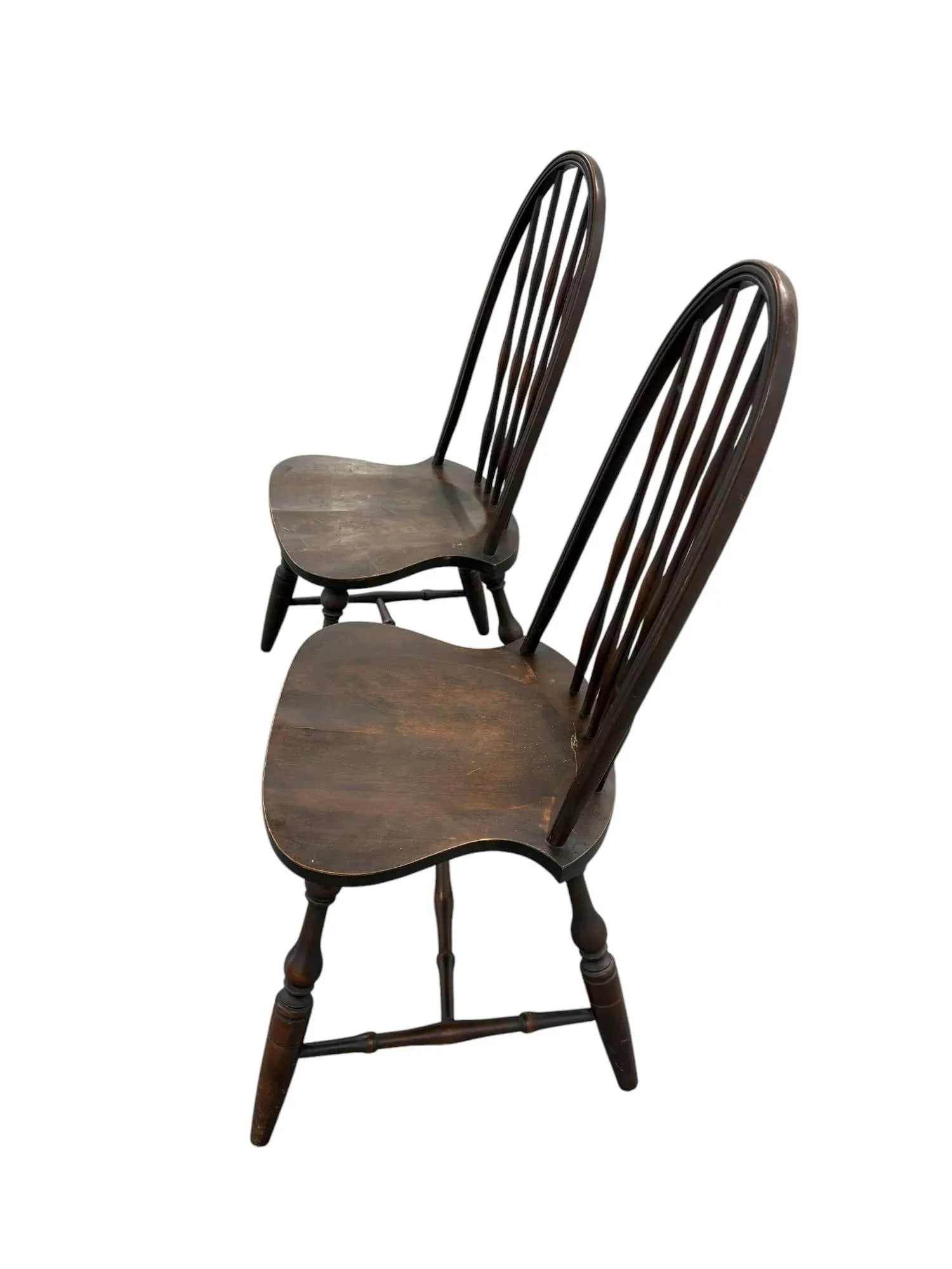 Mid 19th Century Windsor Side Chairs - a Pair - 3
