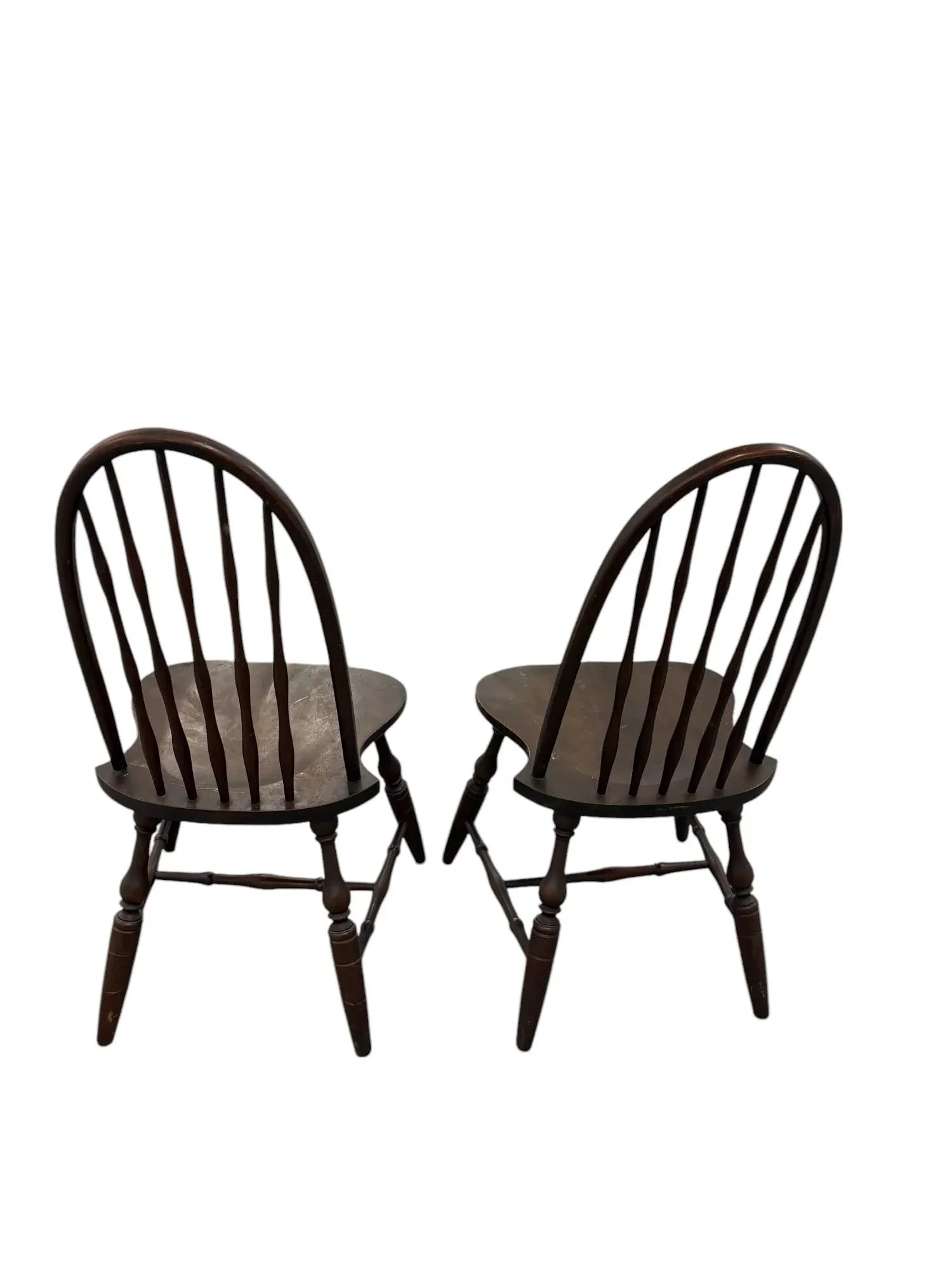 Mid 19th Century Windsor Side Chairs - a Pair - 4