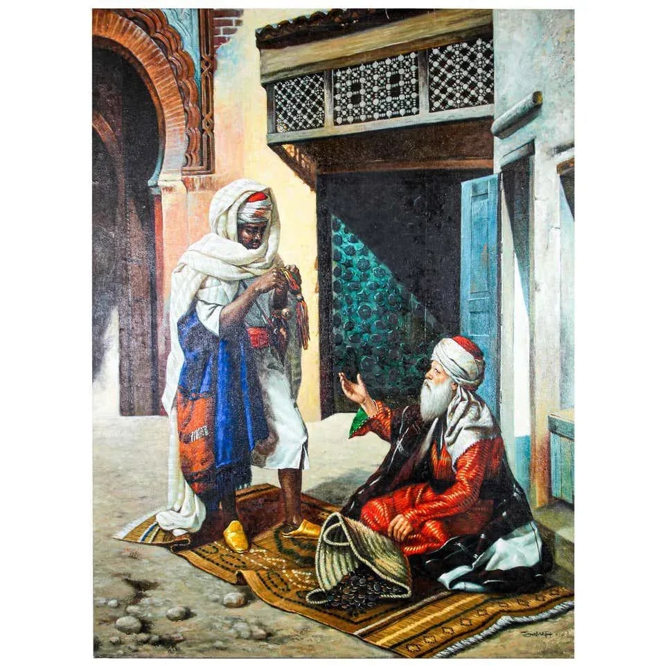 Moroccan Moorish Oil Painting - 11
